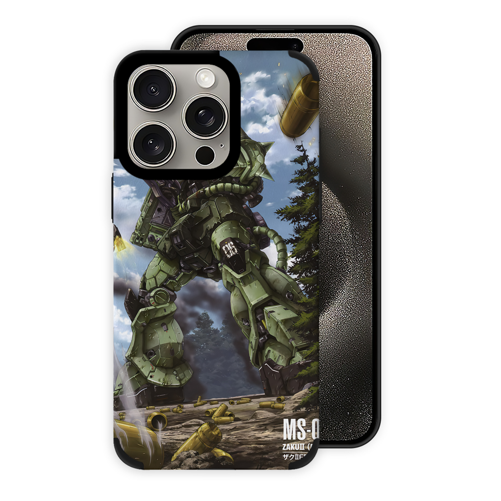 （画像用） 機動戦士ガンダム Mobile Suit Gundam 【iPhone15ProMax対応】 PUレザー スマホケース 耐衝撃＆黄変防止