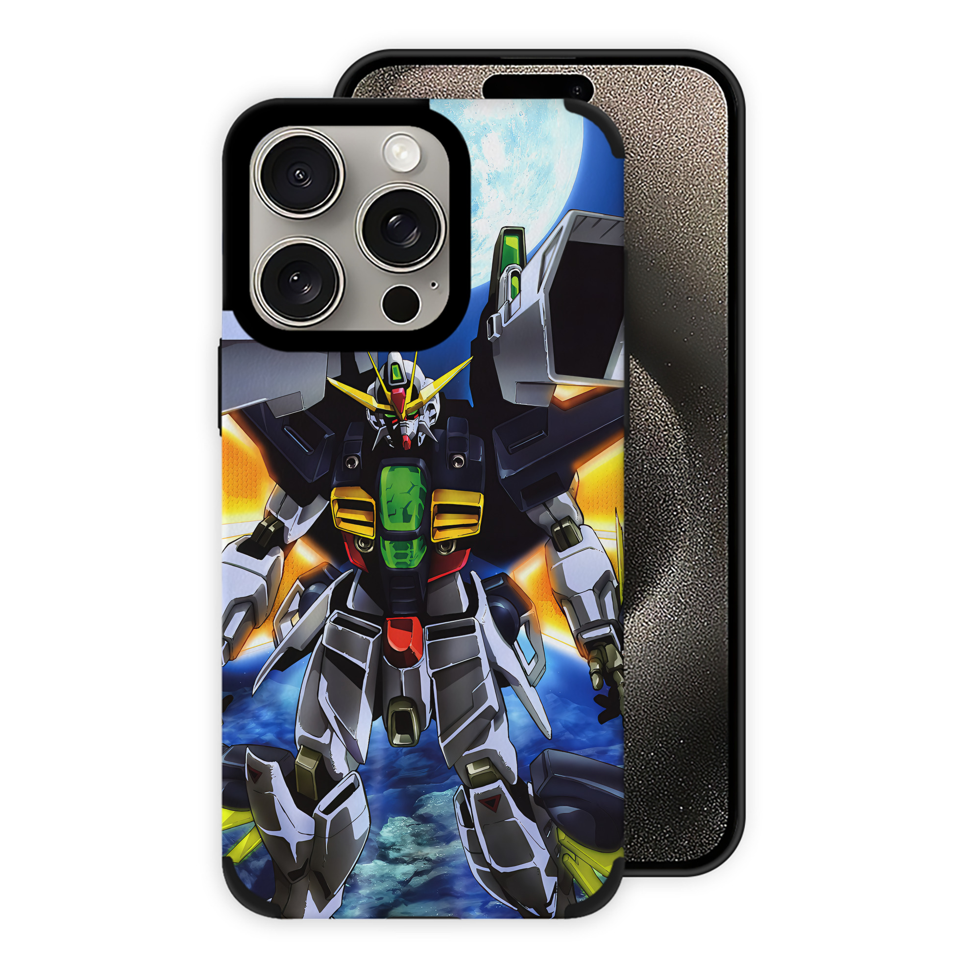 （画像用） 機動戦士ガンダム Mobile Suit Gundam 【iPhone15ProMax対応】 PUレザー スマホケース 耐衝撃＆黄変防止