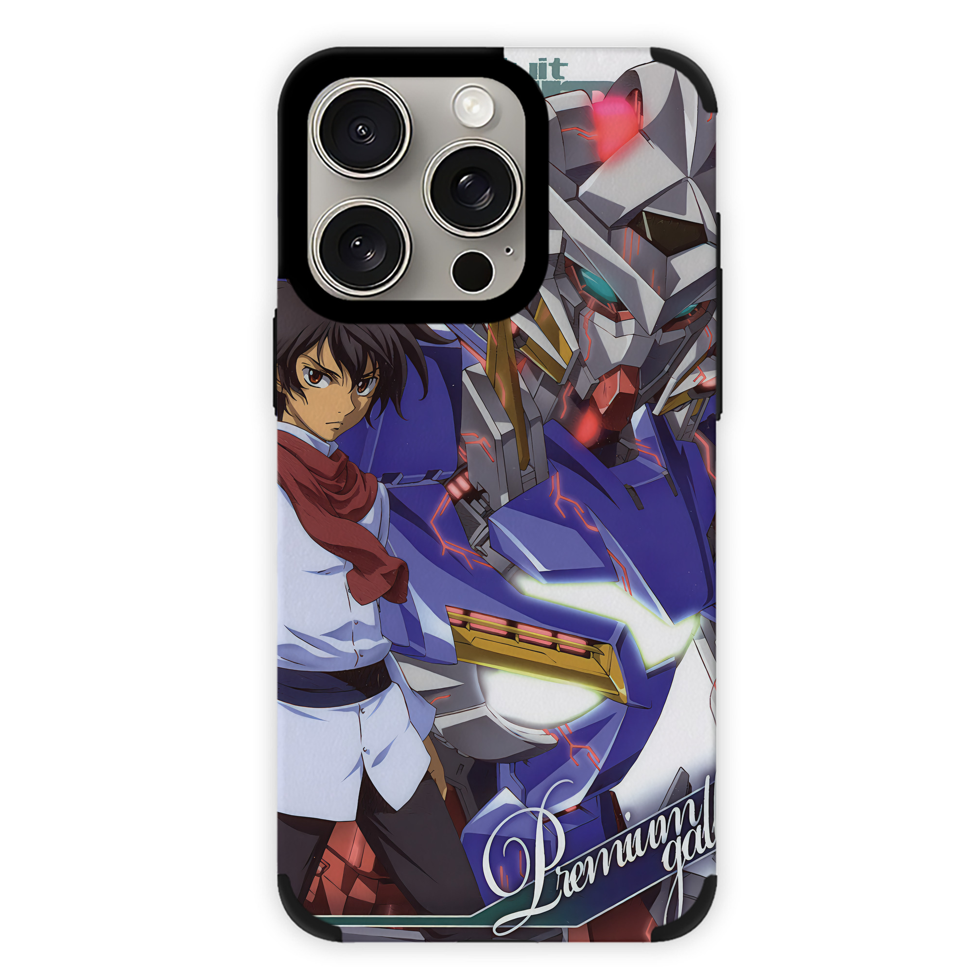 （画像用） 機動戦士ガンダム Mobile Suit Gundam 【iPhone15ProMax対応】 PUレザー スマホケース 耐衝撃＆黄変防止