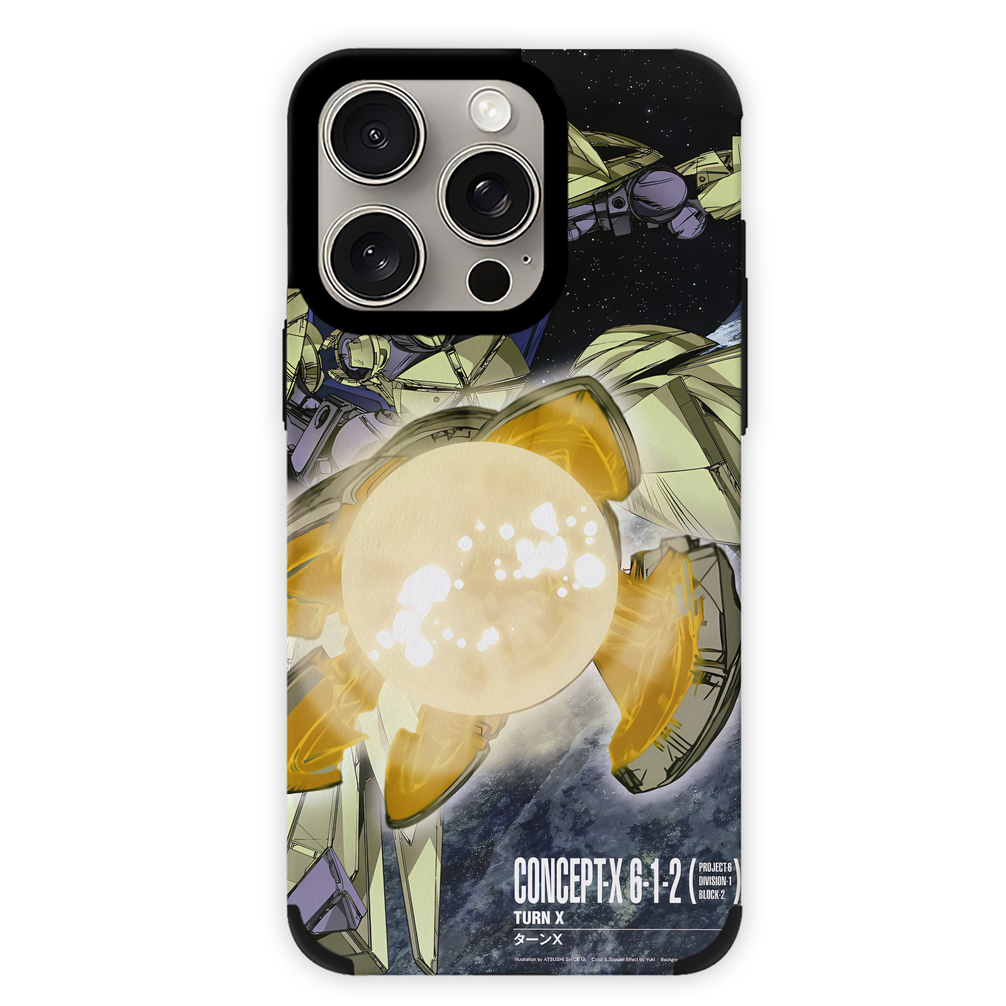 （画像用） 機動戦士ガンダム Mobile Suit Gundam 【iPhone15ProMax対応】 PUレザー スマホケース 耐衝撃＆黄変防止