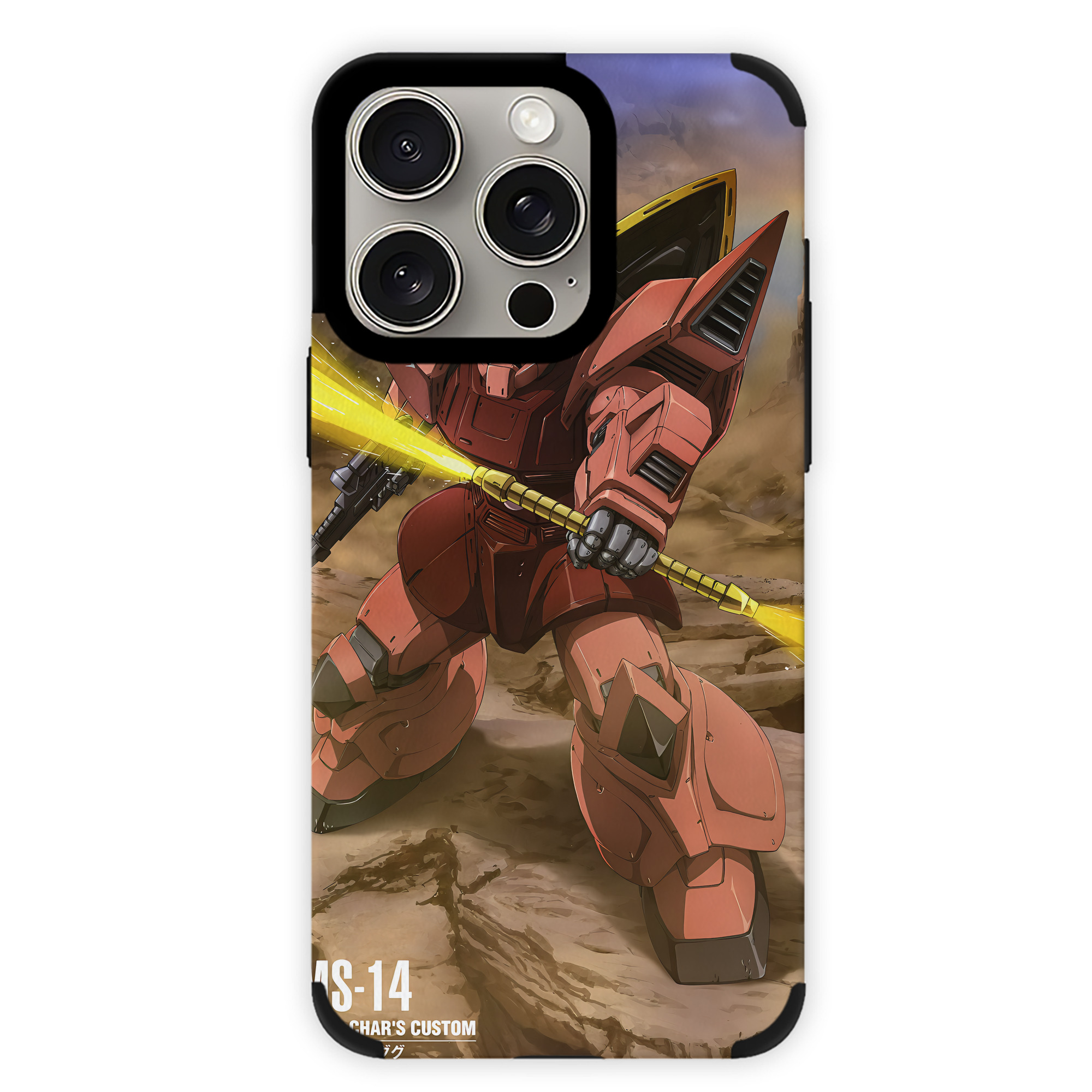 （画像用） 機動戦士ガンダム Mobile Suit Gundam 【iPhone15ProMax対応】 PUレザー スマホケース 耐衝撃＆黄変防止