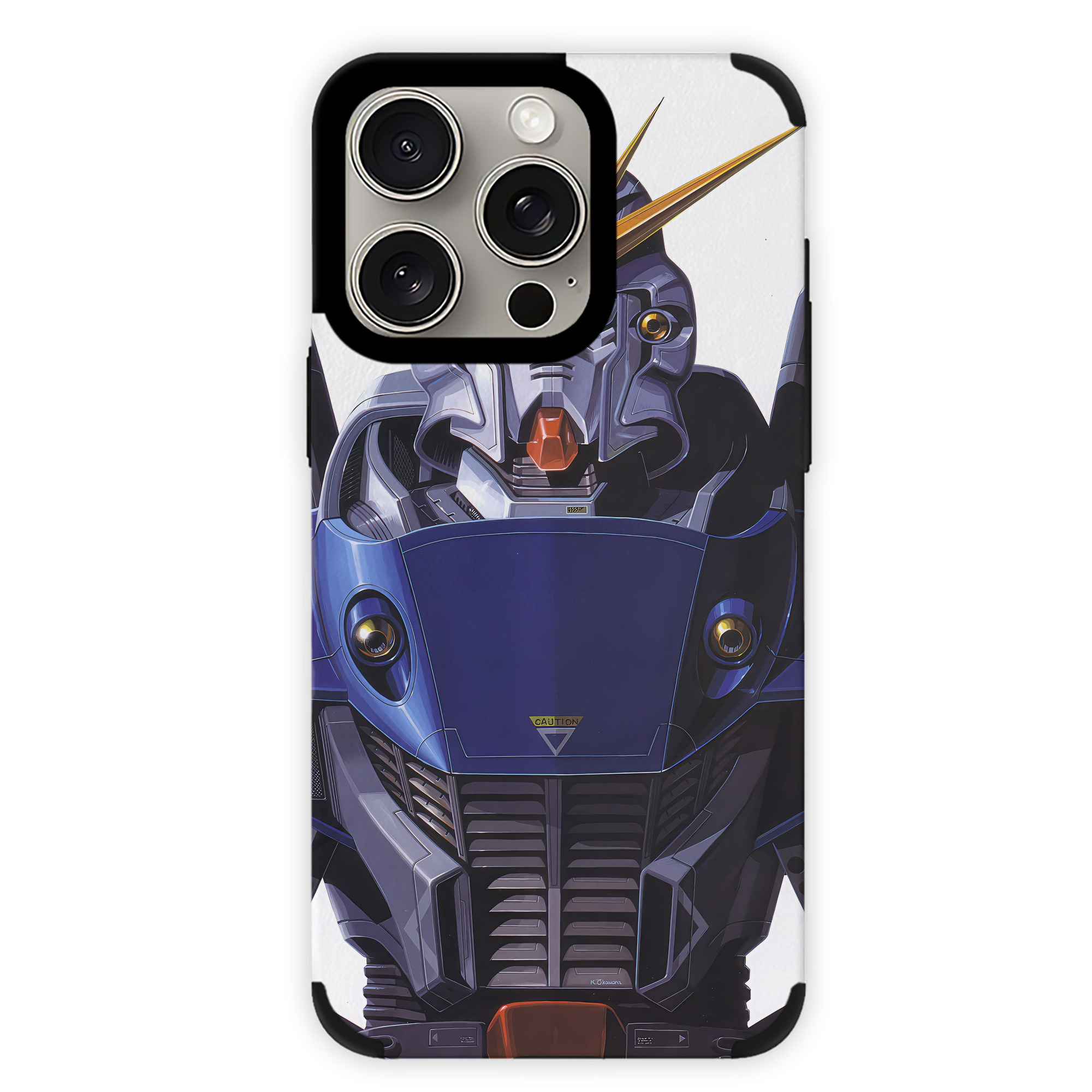 （画像用） 機動戦士ガンダム Mobile Suit Gundam 【iPhone15ProMax対応】 PUレザー スマホケース 耐衝撃＆黄変防止