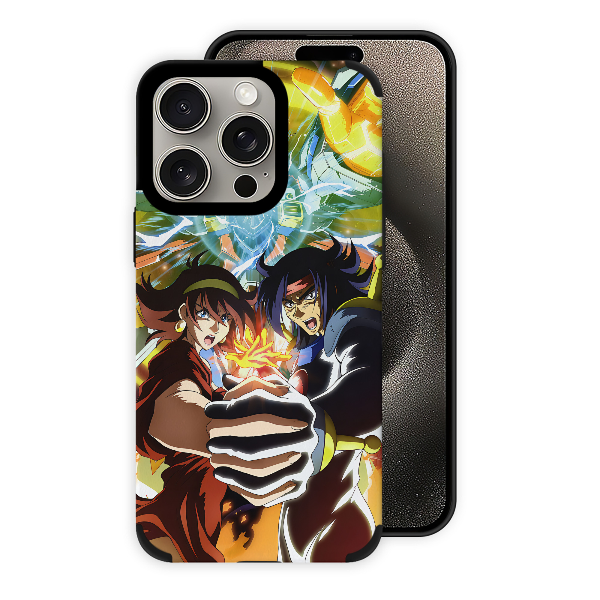 （画像用） 機動戦士ガンダム Mobile Suit Gundam 【iPhone15ProMax対応】 PUレザー スマホケース 耐衝撃＆黄変防止