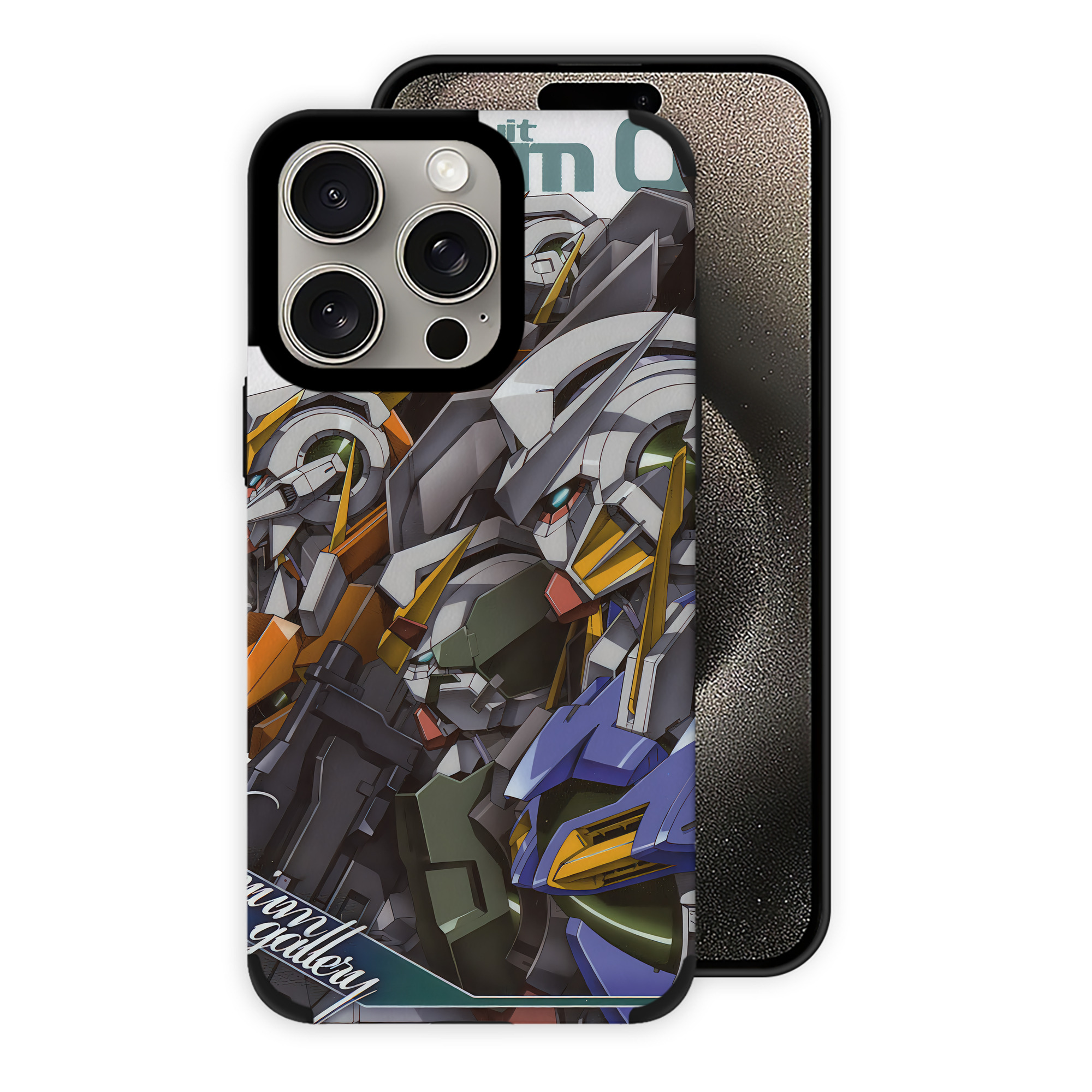（画像用） 機動戦士ガンダム Mobile Suit Gundam 【iPhone15ProMax対応】 PUレザー スマホケース 耐衝撃＆黄変防止