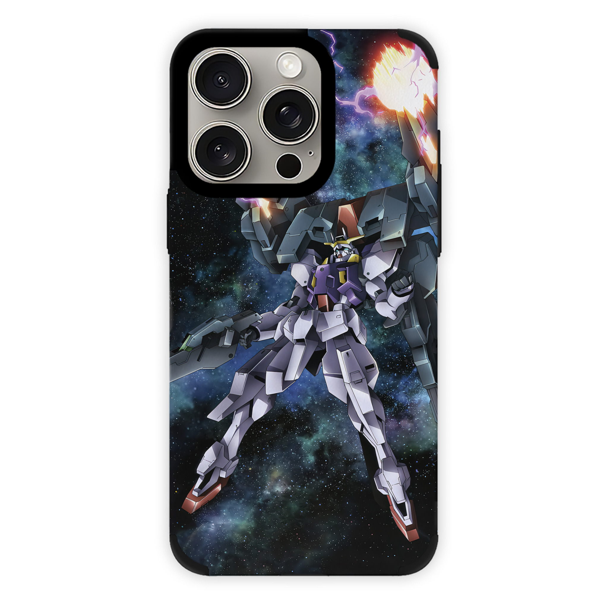 （画像用） 機動戦士ガンダム Mobile Suit Gundam 【iPhone15ProMax対応】 PUレザー スマホケース 耐衝撃＆黄変防止