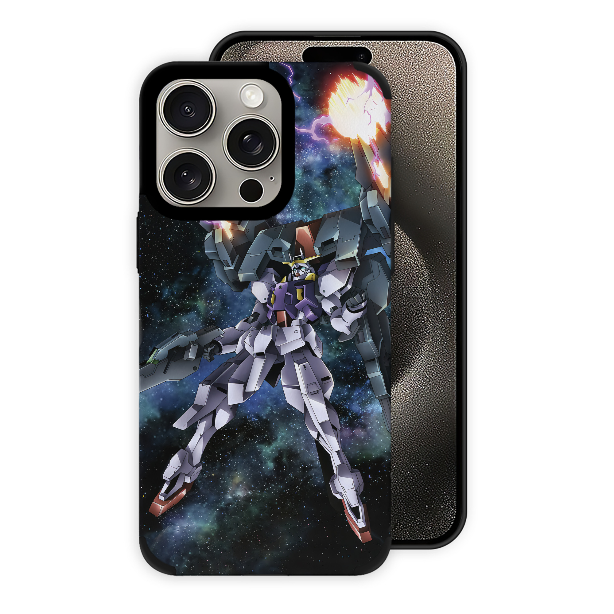 （画像用） 機動戦士ガンダム Mobile Suit Gundam 【iPhone15ProMax対応】 PUレザー スマホケース 耐衝撃＆黄変防止