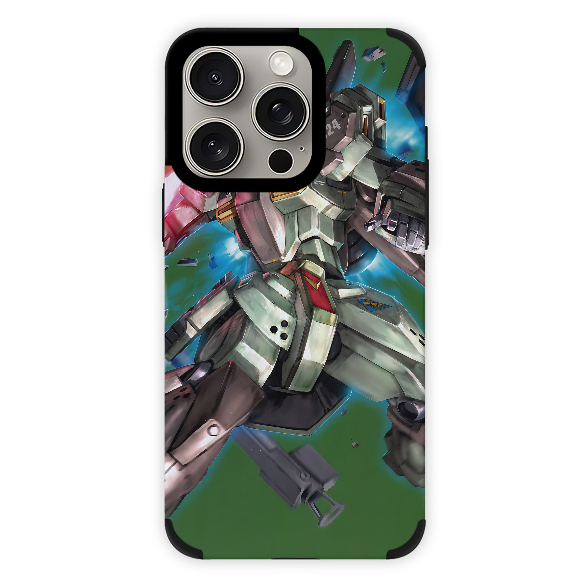 （画像用） 機動戦士ガンダム Mobile Suit Gundam 【iPhone15ProMax対応】 PUレザー スマホケース 耐衝撃＆黄変防止
