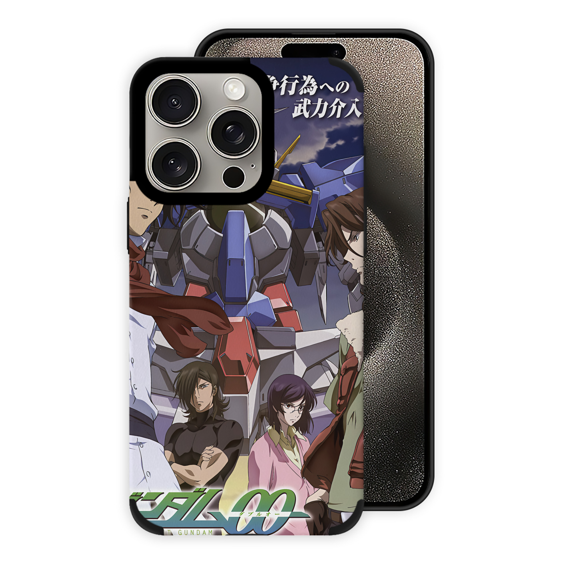 （画像用） 機動戦士ガンダム Mobile Suit Gundam 【iPhone15ProMax対応】 PUレザー スマホケース 耐衝撃＆黄変防止