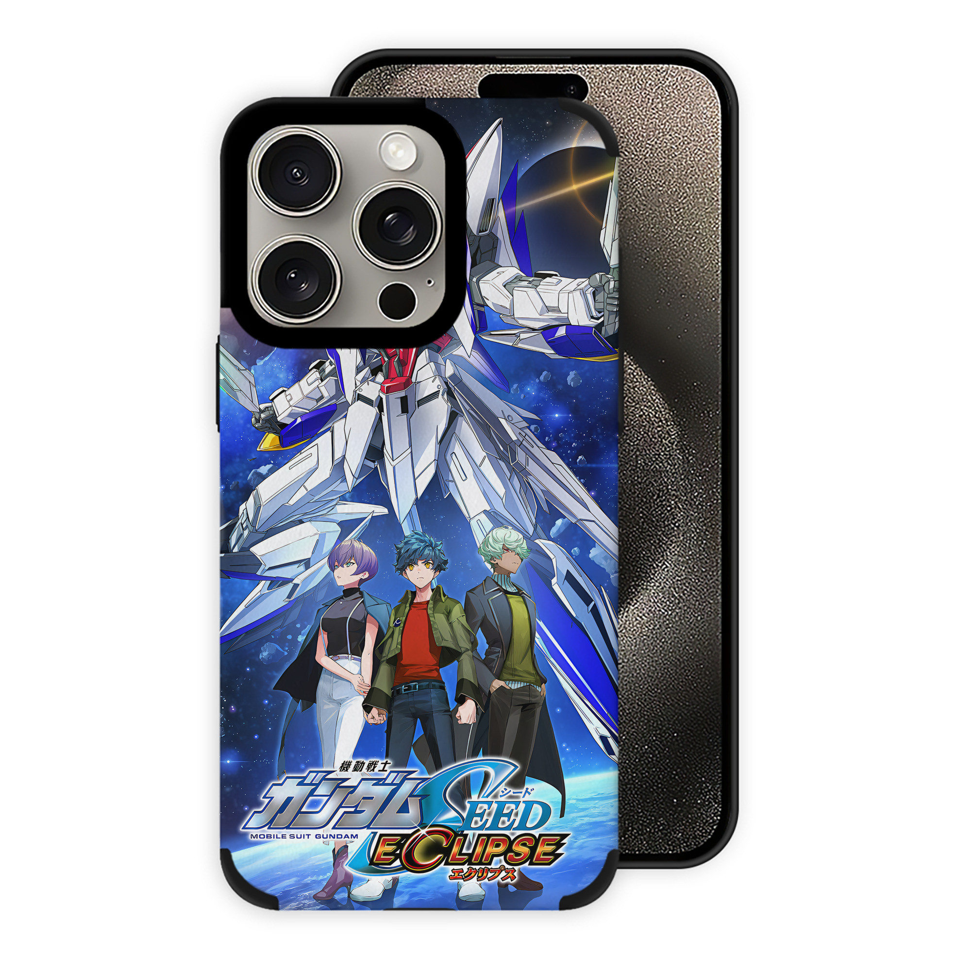 （画像用） 機動戦士ガンダム Mobile Suit Gundam 【iPhone15ProMax対応】 PUレザー スマホケース 耐衝撃＆黄変防止