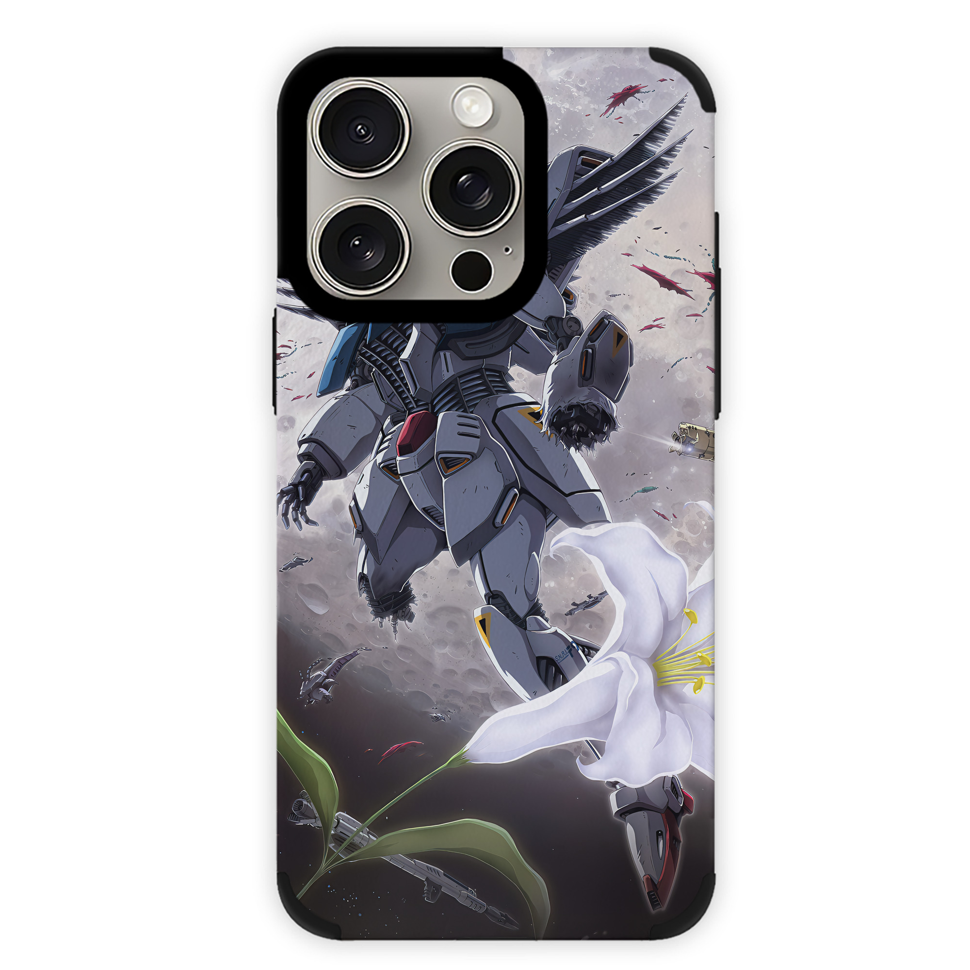 （画像用） 機動戦士ガンダム Mobile Suit Gundam 【iPhone15ProMax対応】 PUレザー スマホケース 耐衝撃＆黄変防止