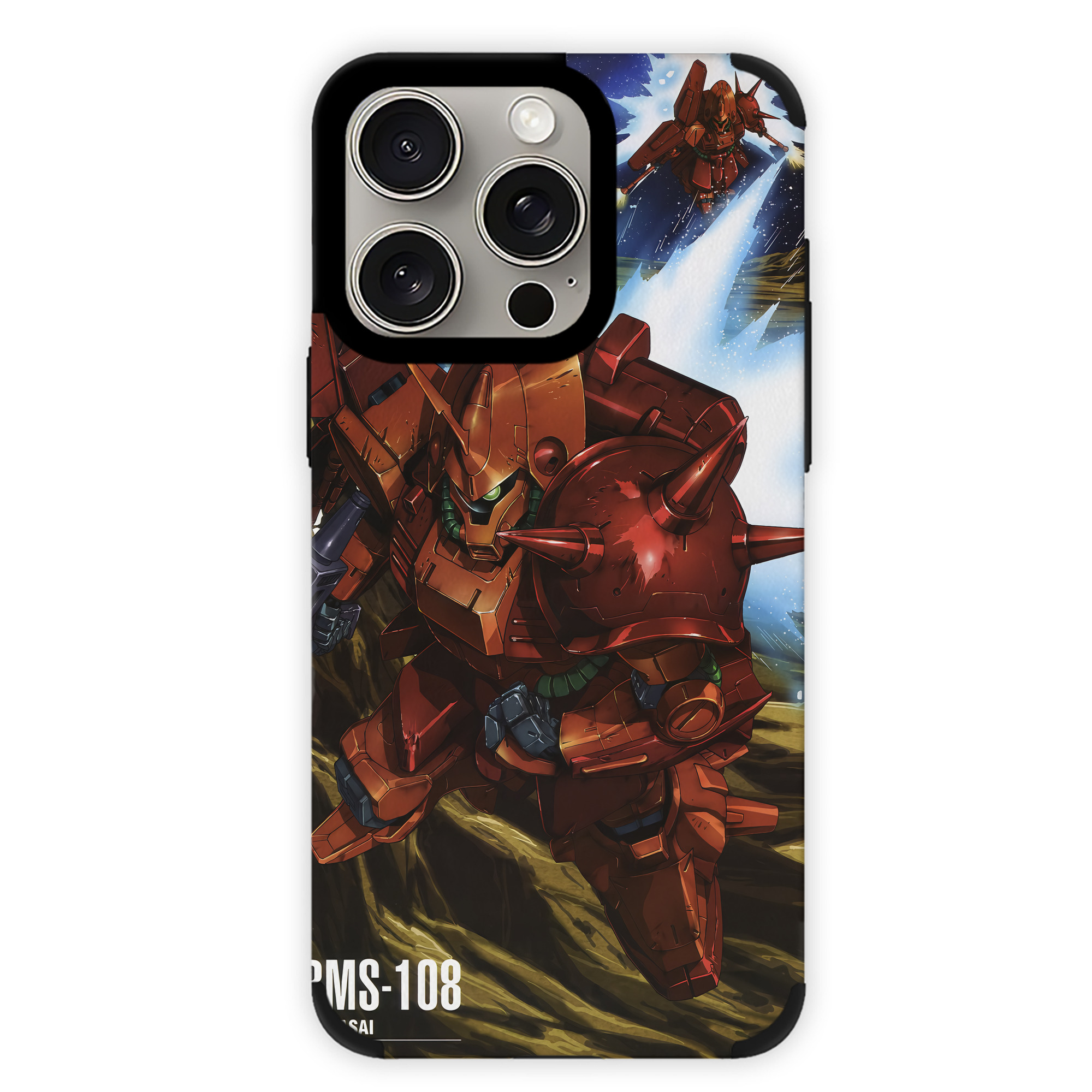 （画像用） 機動戦士ガンダム Mobile Suit Gundam 【iPhone15ProMax対応】 PUレザー スマホケース 耐衝撃＆黄変防止