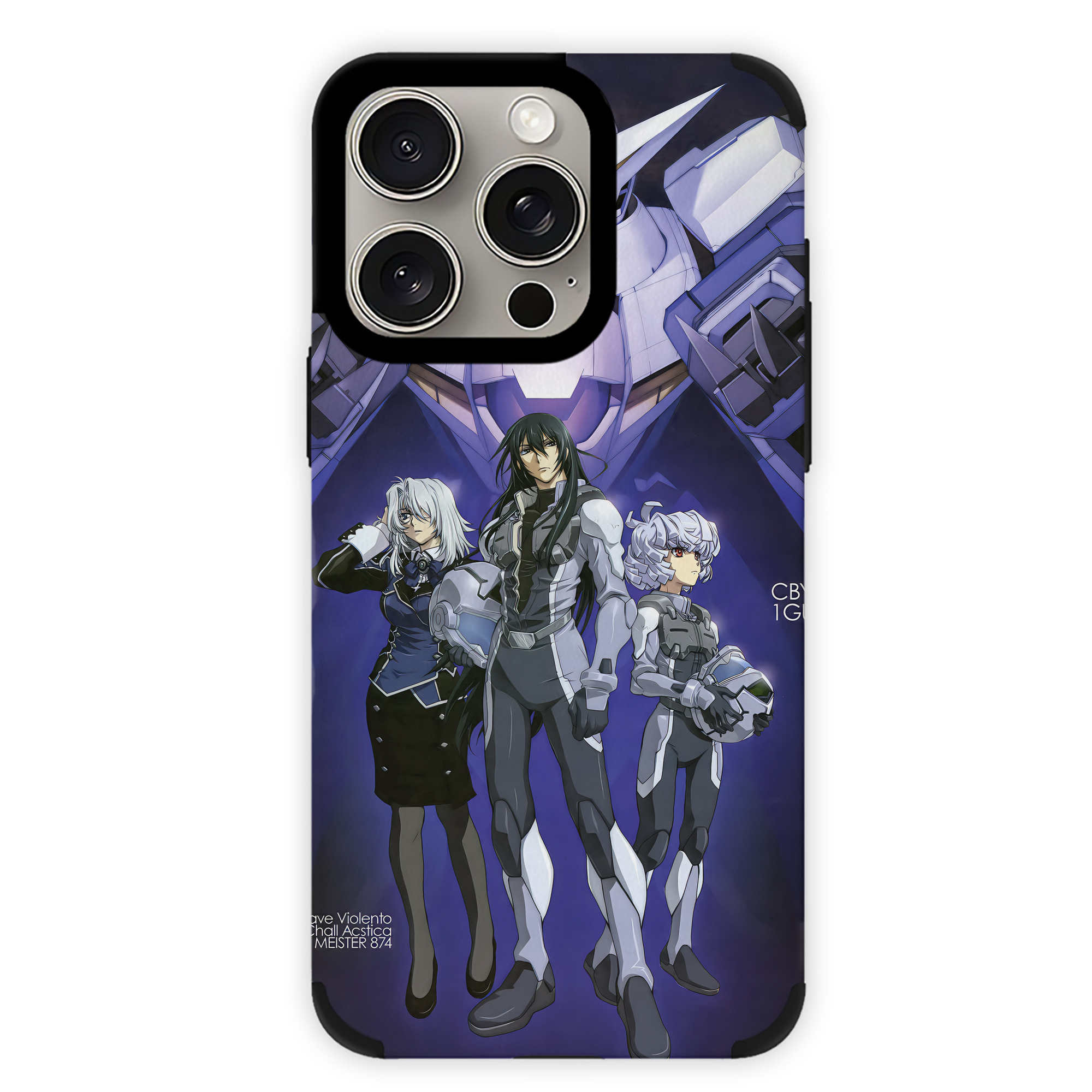 （画像用） 機動戦士ガンダム Mobile Suit Gundam 【iPhone15ProMax対応】 PUレザー スマホケース 耐衝撃＆黄変防止