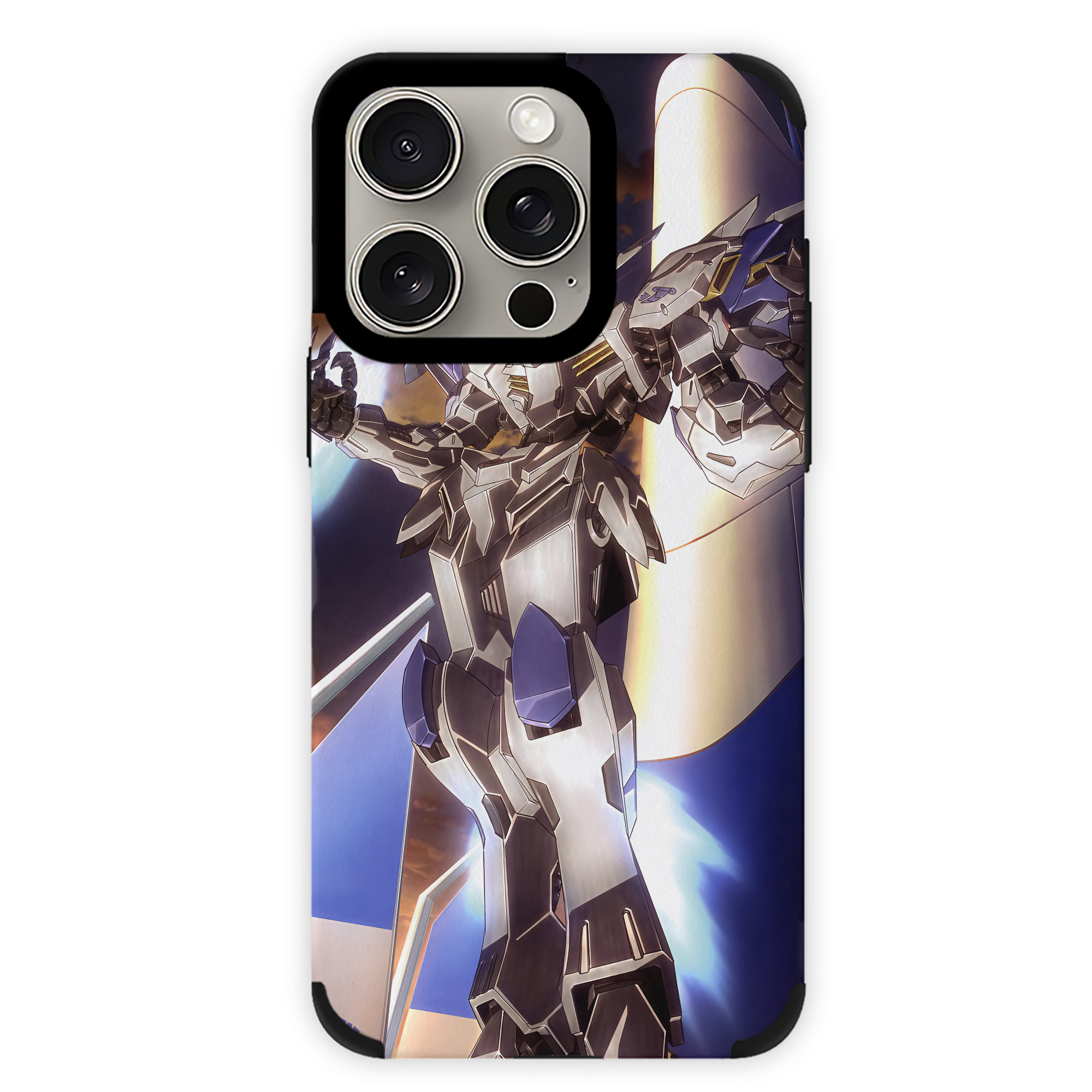 （画像用） 機動戦士ガンダム Mobile Suit Gundam 【iPhone15ProMax対応】 PUレザー スマホケース 耐衝撃＆黄変防止