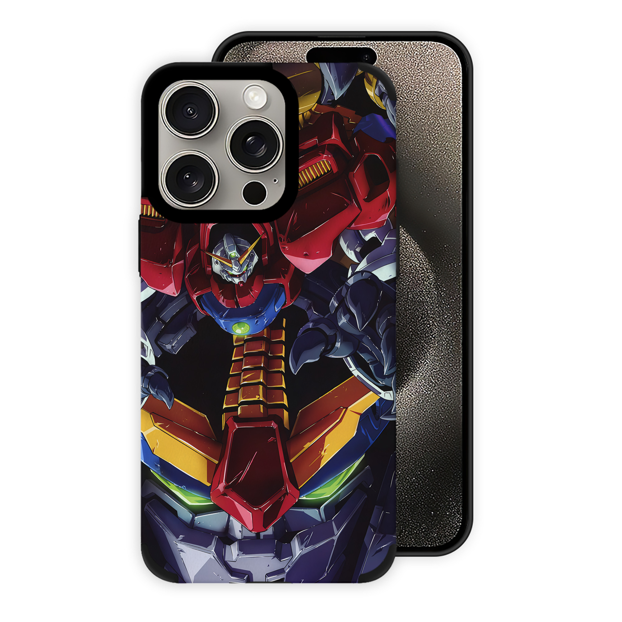 （画像用） 機動戦士ガンダム Mobile Suit Gundam 【iPhone15ProMax対応】 PUレザー スマホケース 耐衝撃＆黄変防止