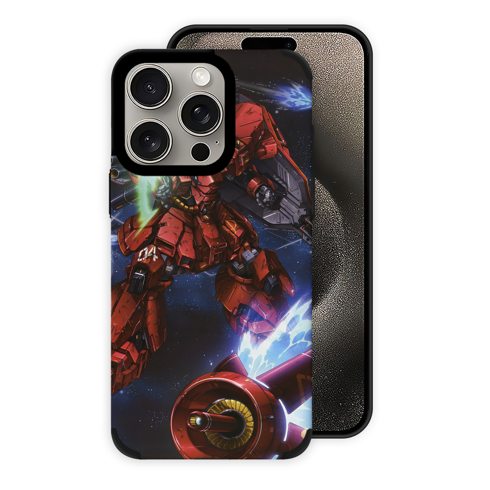 （画像用） 機動戦士ガンダム Mobile Suit Gundam 【iPhone15ProMax対応】 PUレザー スマホケース 耐衝撃＆黄変防止