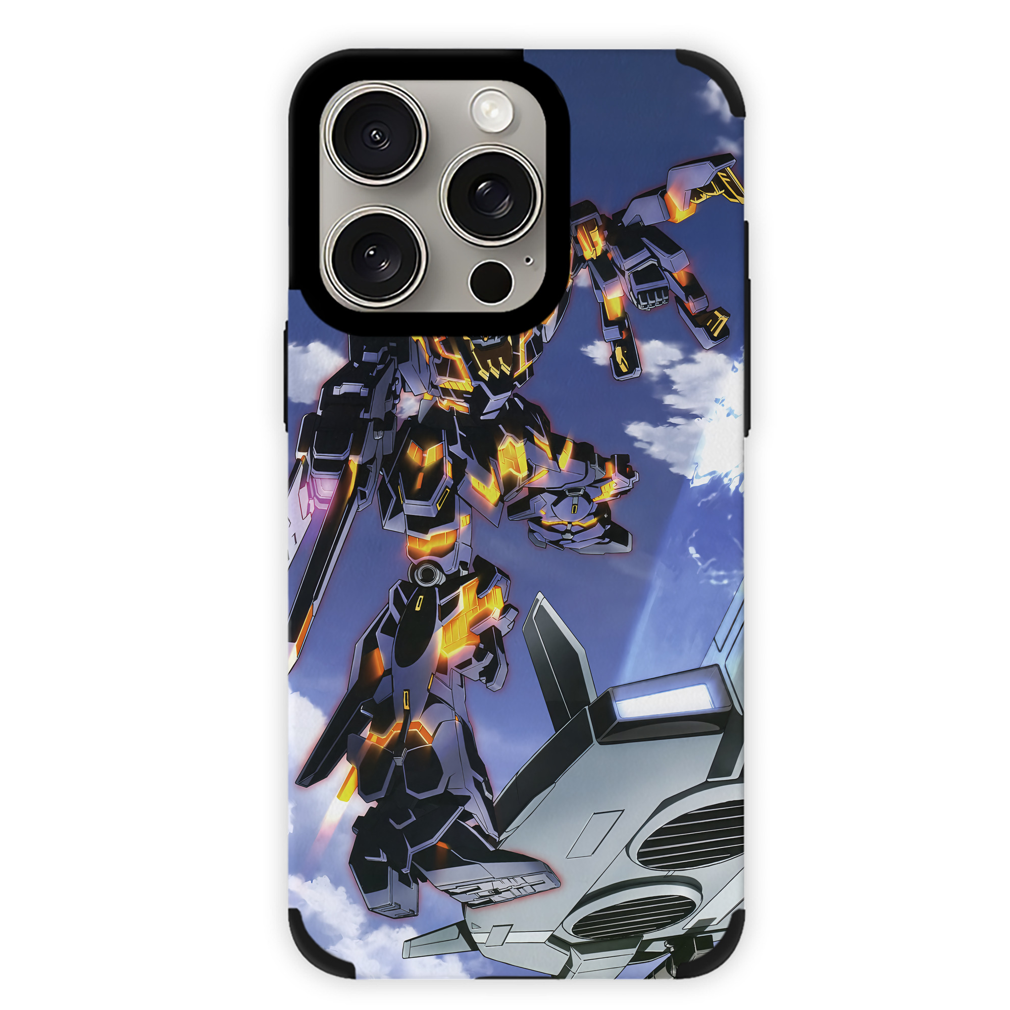 （画像用） 機動戦士ガンダム Mobile Suit Gundam 【iPhone15ProMax対応】 PUレザー スマホケース 耐衝撃＆黄変防止