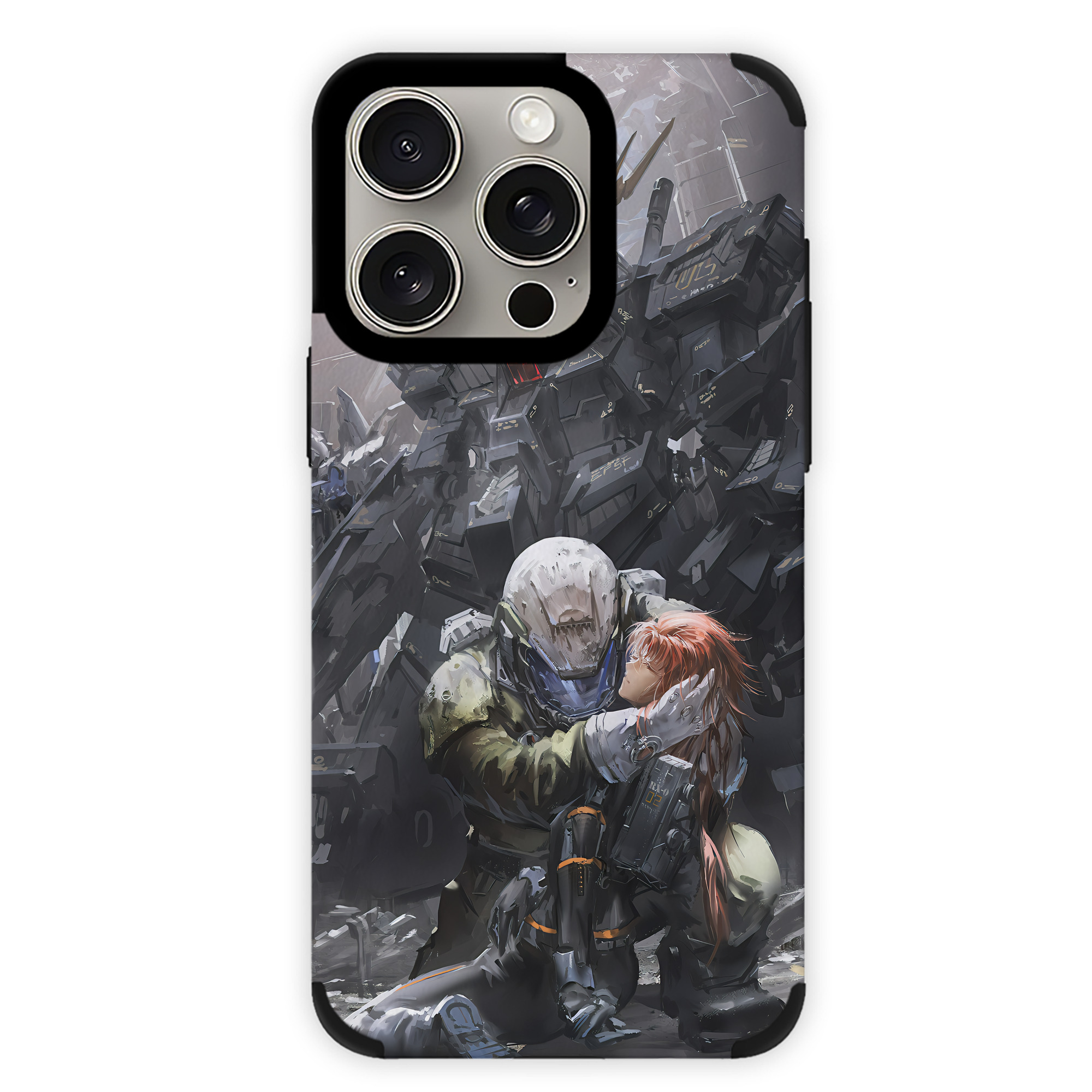 （画像用） 機動戦士ガンダム Mobile Suit Gundam 【iPhone15ProMax対応】 PUレザー スマホケース 耐衝撃＆黄変防止