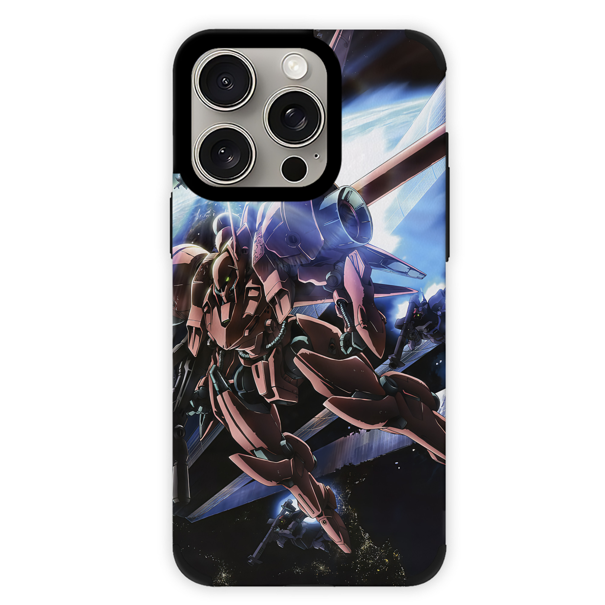 （画像用） 機動戦士ガンダム Mobile Suit Gundam 【iPhone15ProMax対応】 PUレザー スマホケース 耐衝撃＆黄変防止