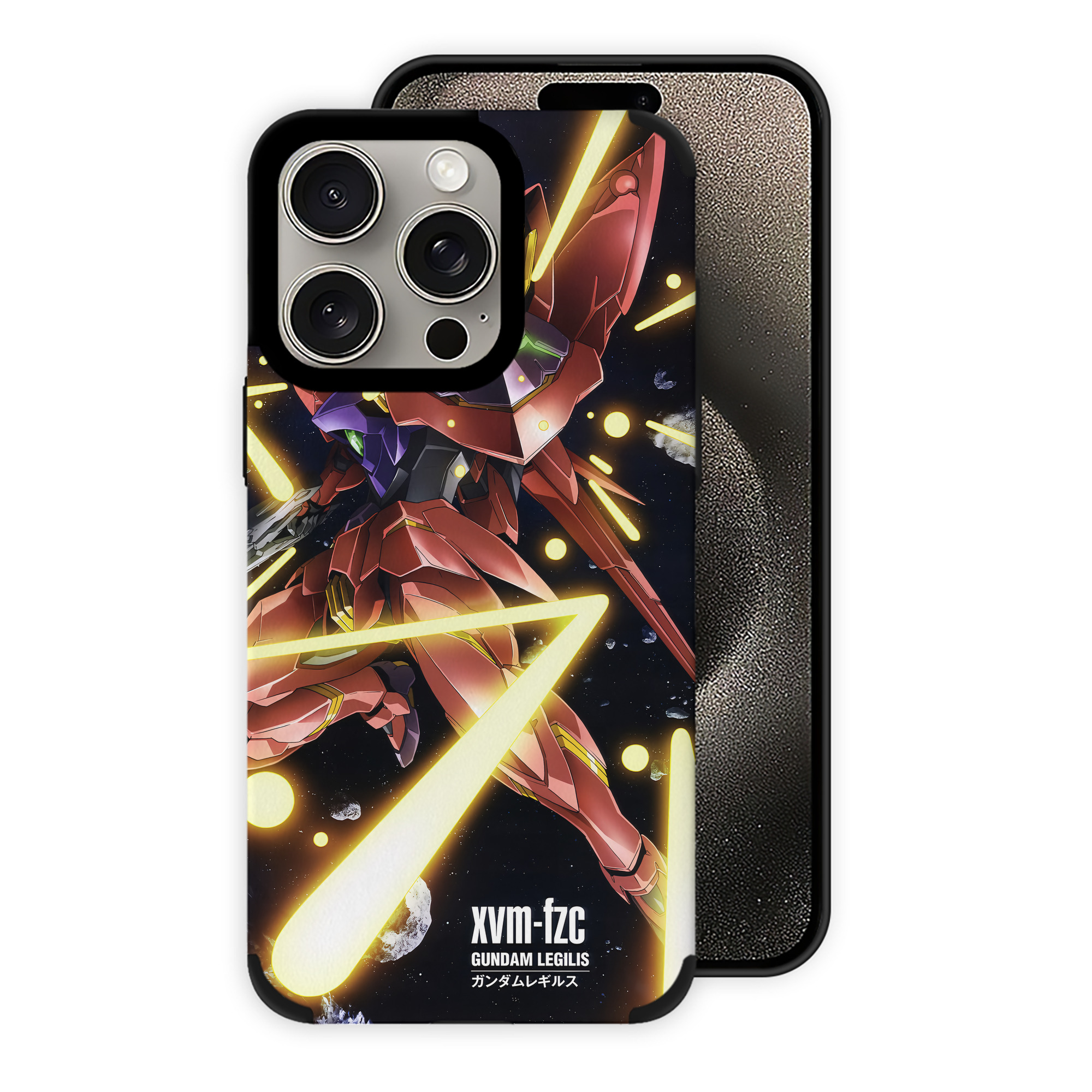 （画像用） 機動戦士ガンダム Mobile Suit Gundam 【iPhone15ProMax対応】 PUレザー スマホケース 耐衝撃＆黄変防止