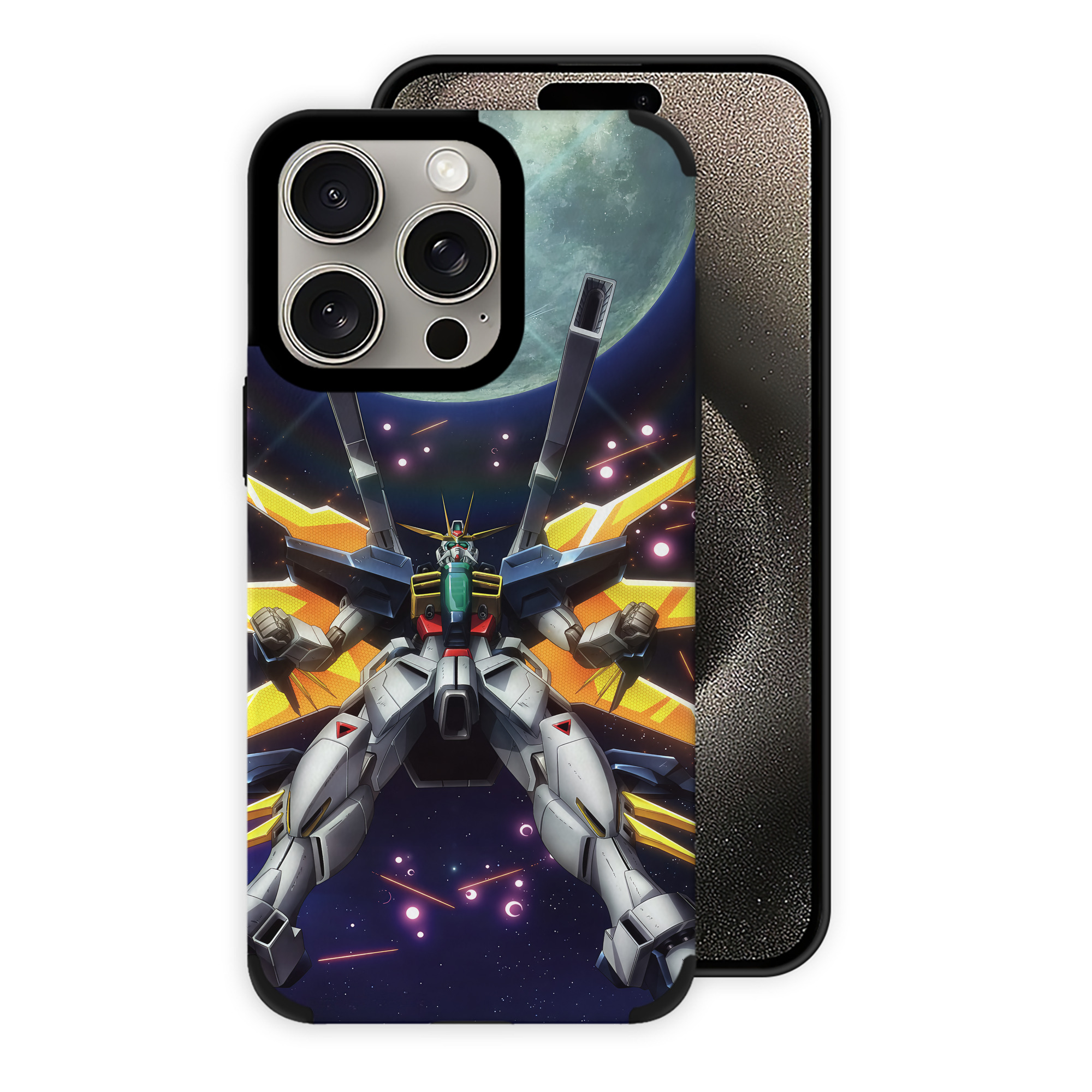 （画像用） 機動戦士ガンダム Mobile Suit Gundam 【iPhone15ProMax対応】 PUレザー スマホケース 耐衝撃＆黄変防止
