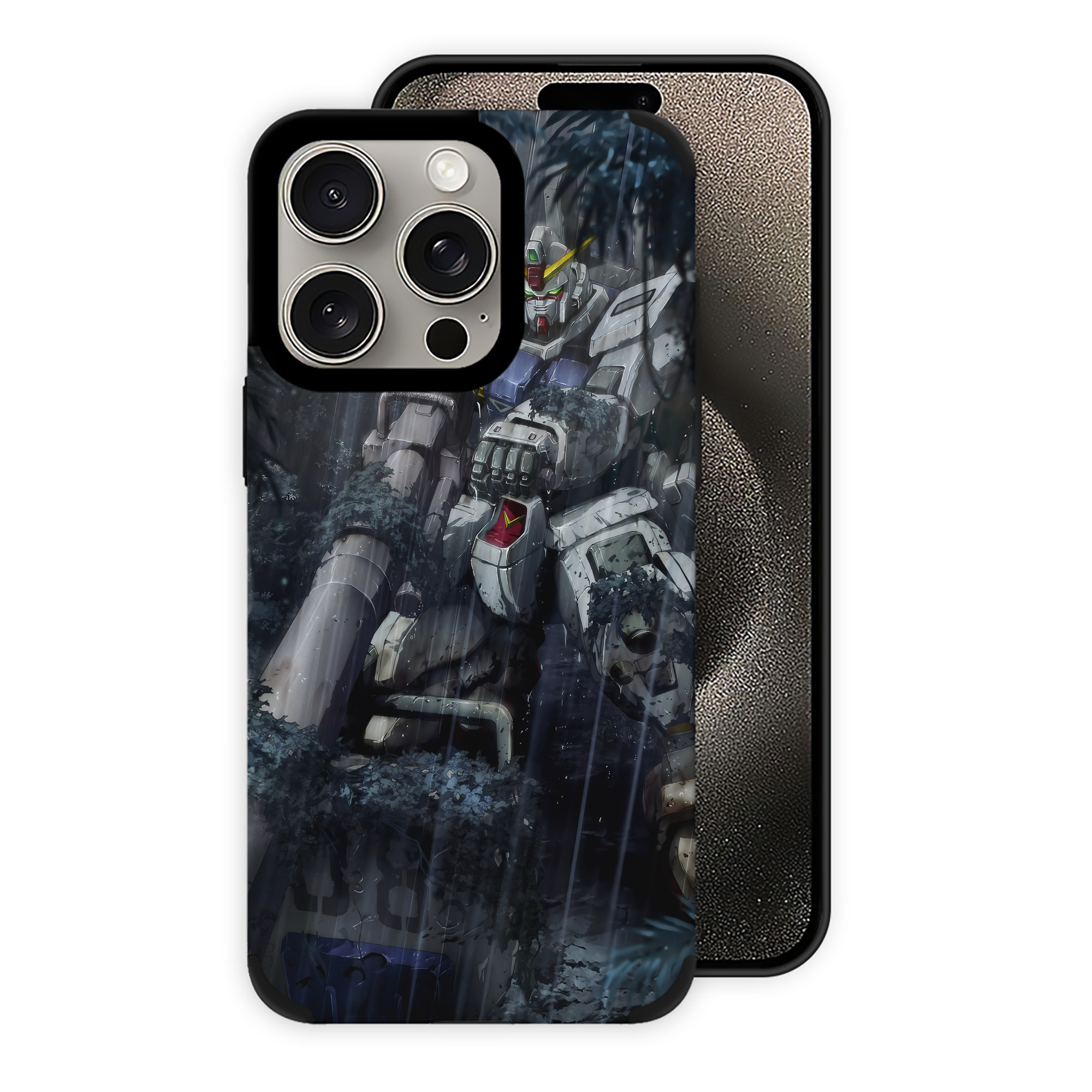 （画像用） 機動戦士ガンダム Mobile Suit Gundam 【iPhone15ProMax対応】 PUレザー スマホケース 耐衝撃＆黄変防止