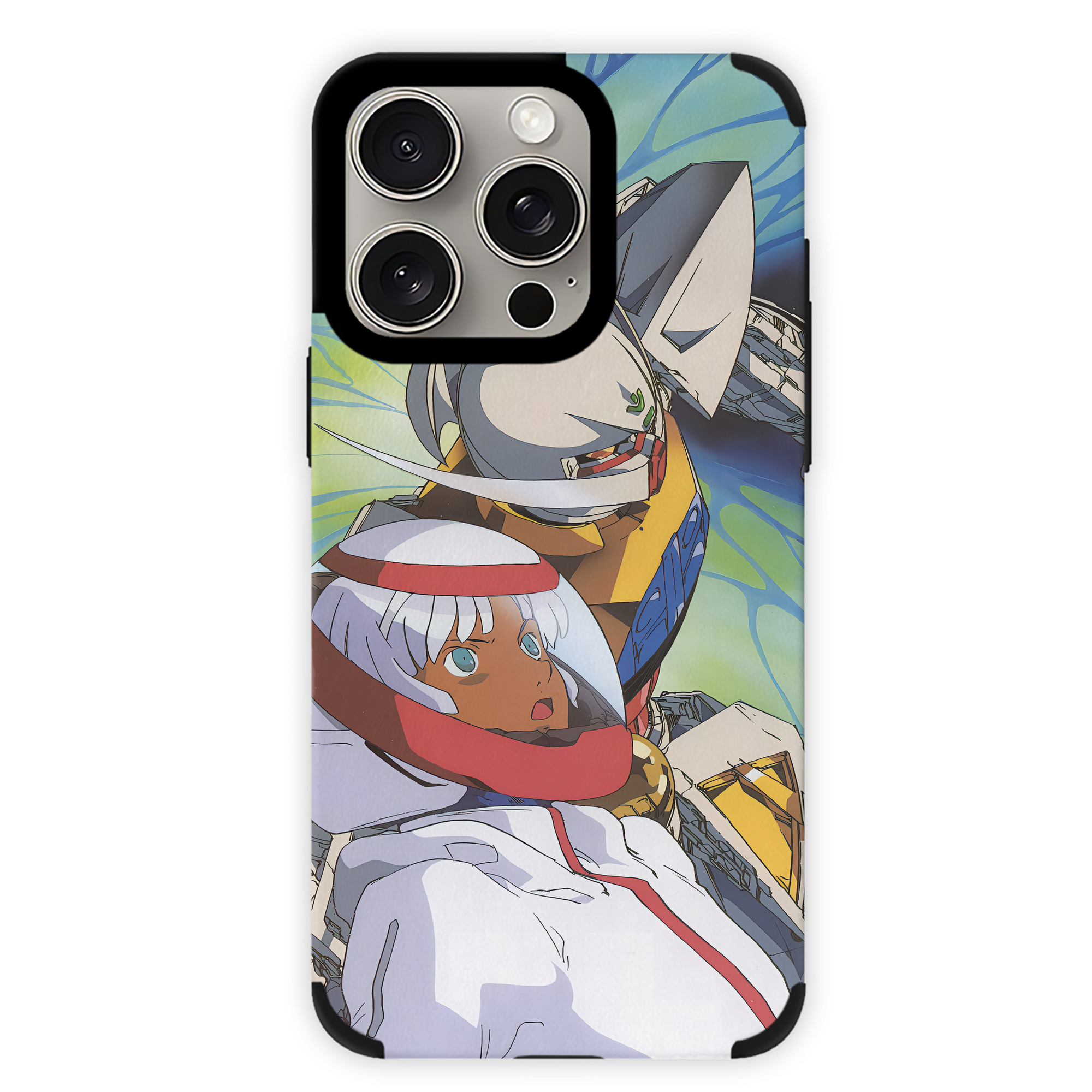 （画像用） 機動戦士ガンダム Mobile Suit Gundam 【iPhone15ProMax対応】 PUレザー スマホケース 耐衝撃＆黄変防止