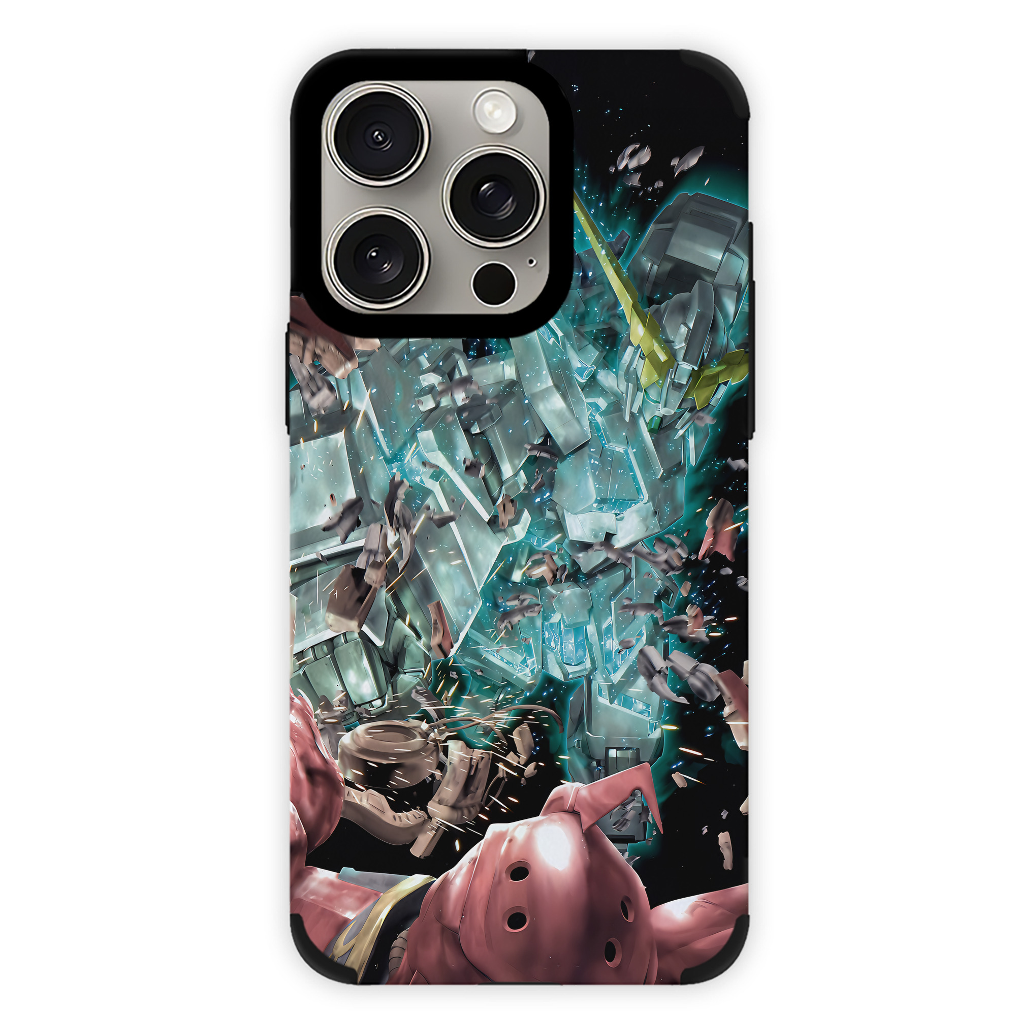 （画像用） 機動戦士ガンダム Mobile Suit Gundam 【iPhone15ProMax対応】 PUレザー スマホケース 耐衝撃＆黄変防止