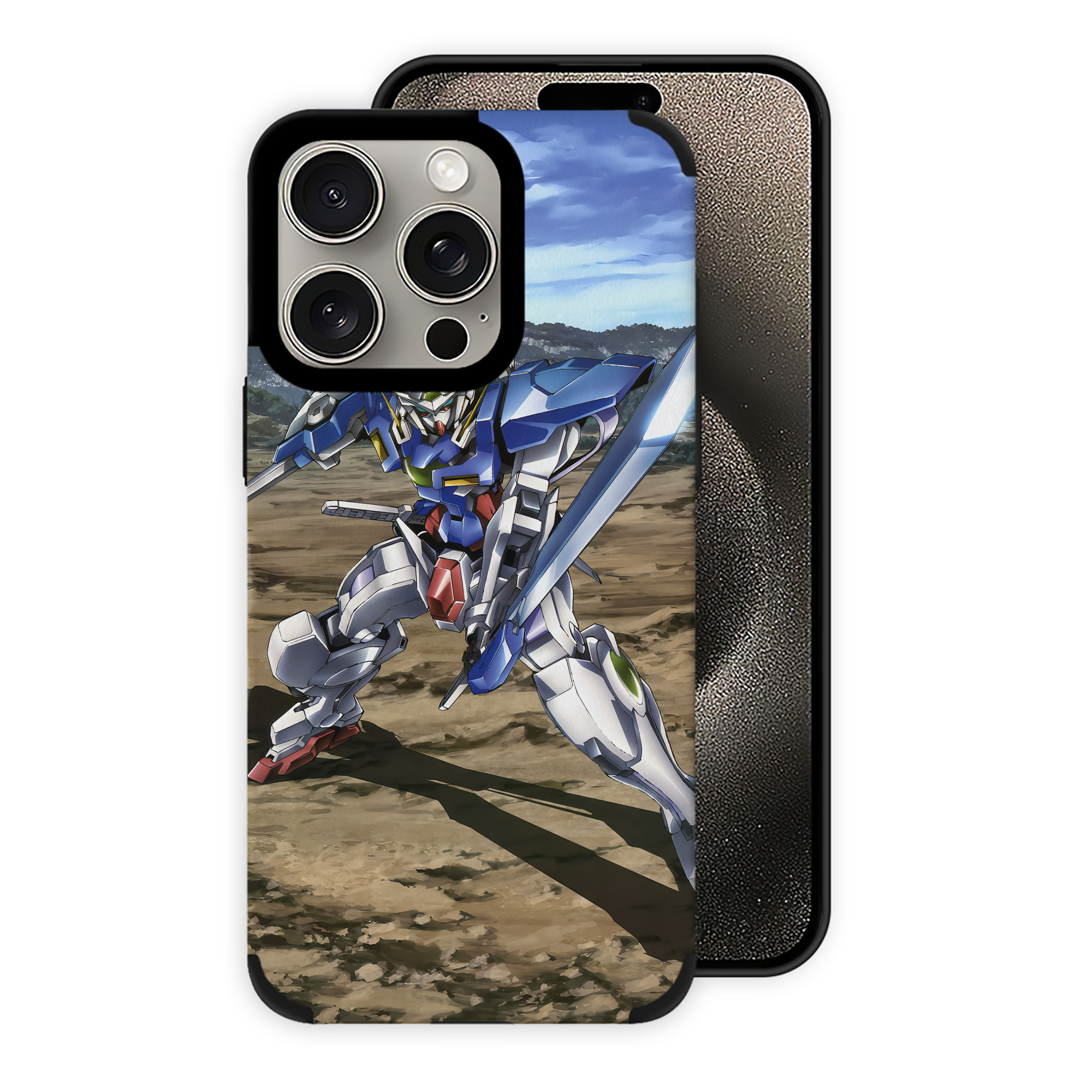 （画像用） 機動戦士ガンダム Mobile Suit Gundam 【iPhone15ProMax対応】 PUレザー スマホケース 耐衝撃＆黄変防止