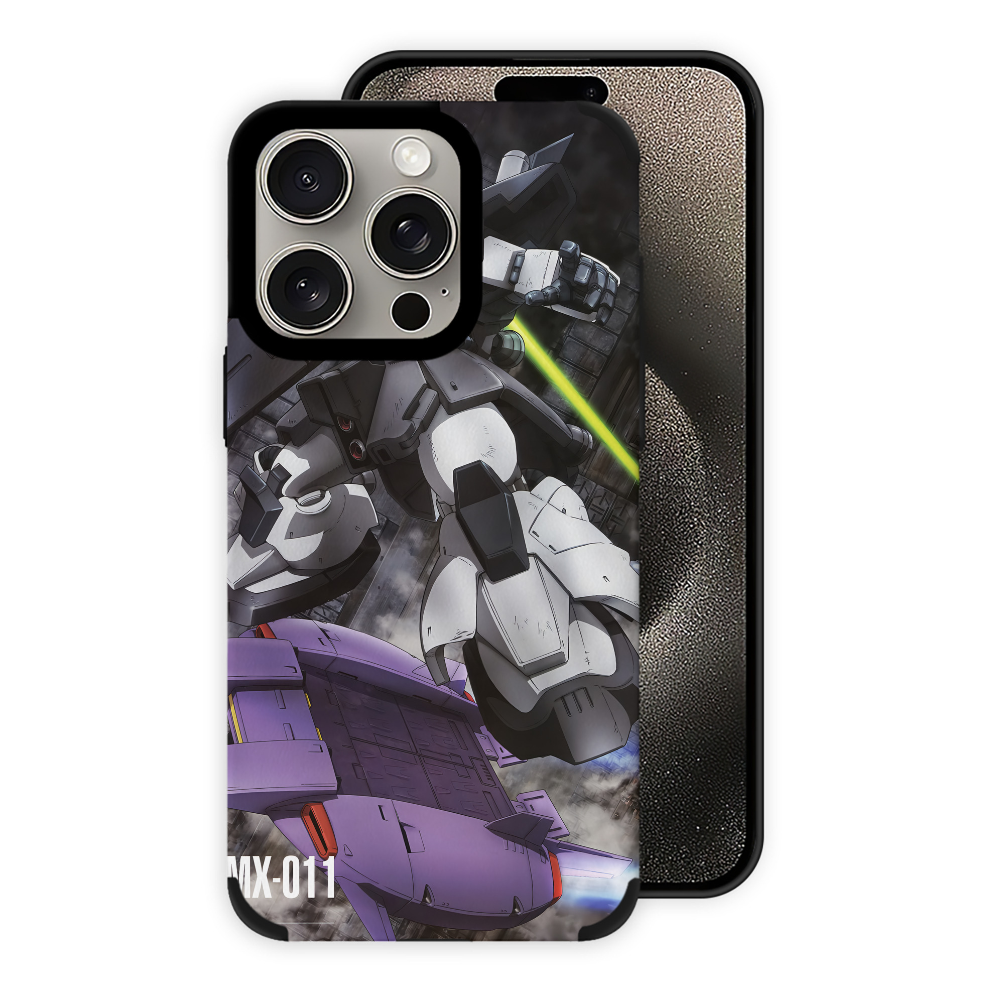 （画像用） 機動戦士ガンダム Mobile Suit Gundam 【iPhone15ProMax対応】 PUレザー スマホケース 耐衝撃＆黄変防止