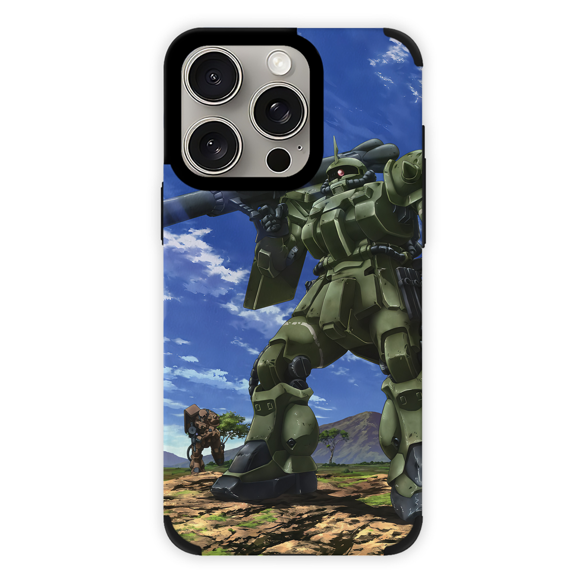 （画像用） 機動戦士ガンダム Mobile Suit Gundam 【iPhone15ProMax対応】 PUレザー スマホケース 耐衝撃＆黄変防止