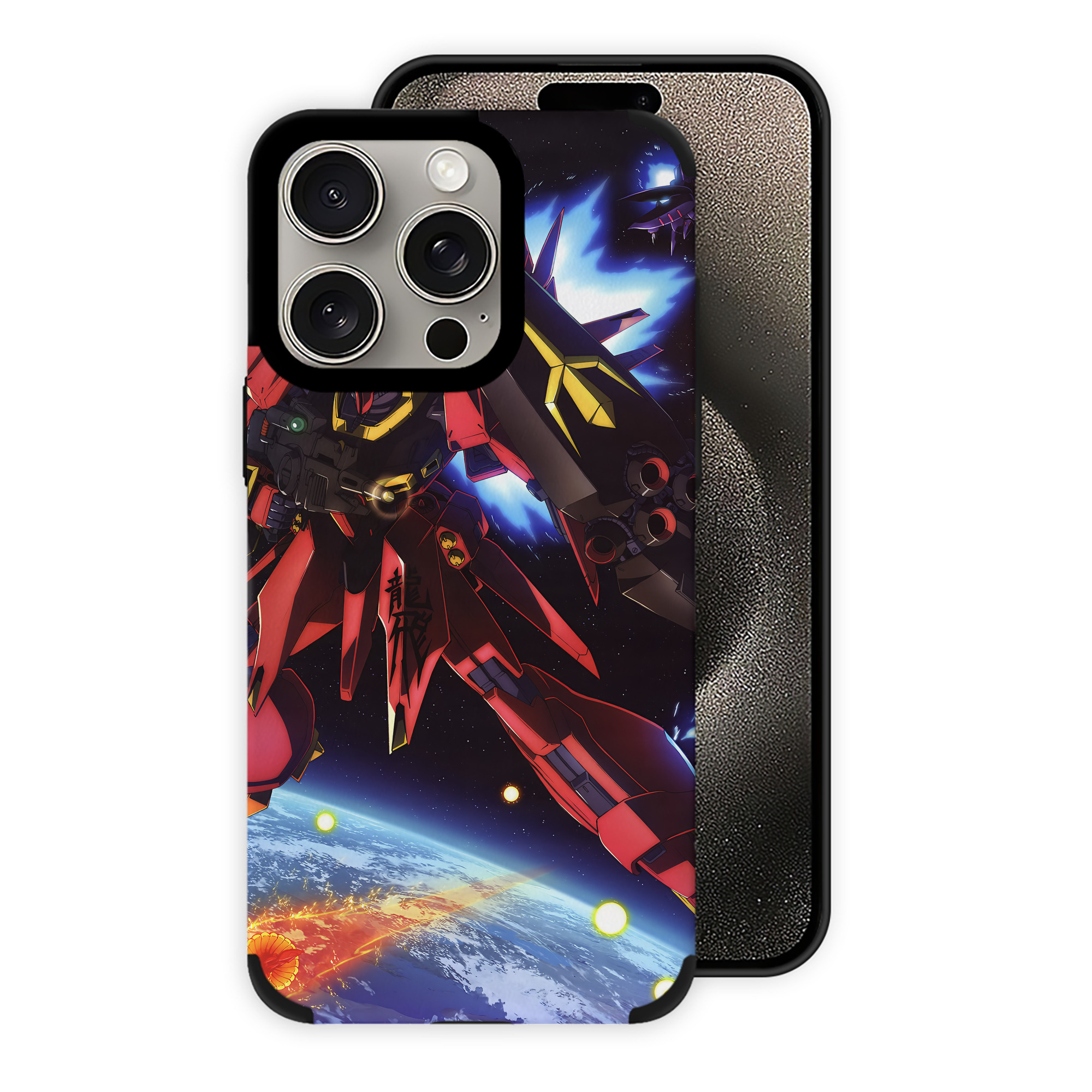 （画像用） 機動戦士ガンダム Mobile Suit Gundam 【iPhone15ProMax対応】 PUレザー スマホケース 耐衝撃＆黄変防止