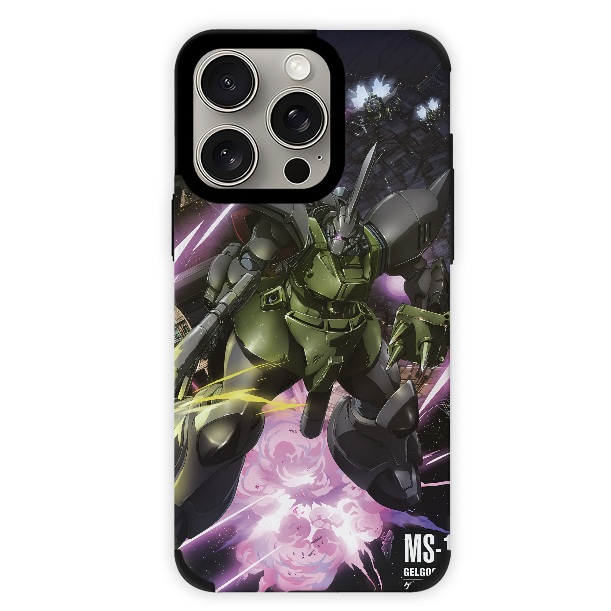 （画像用） 機動戦士ガンダム Mobile Suit Gundam 【iPhone15ProMax対応】 PUレザー スマホケース 耐衝撃＆黄変防止