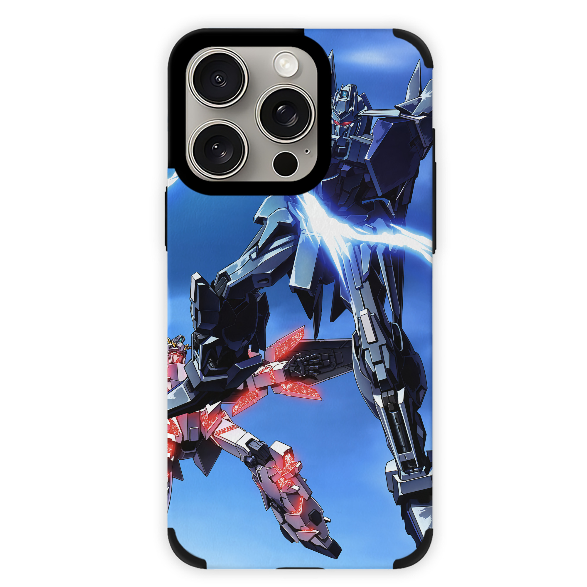 （画像用） 機動戦士ガンダム Mobile Suit Gundam 【iPhone15ProMax対応】 PUレザー スマホケース 耐衝撃＆黄変防止