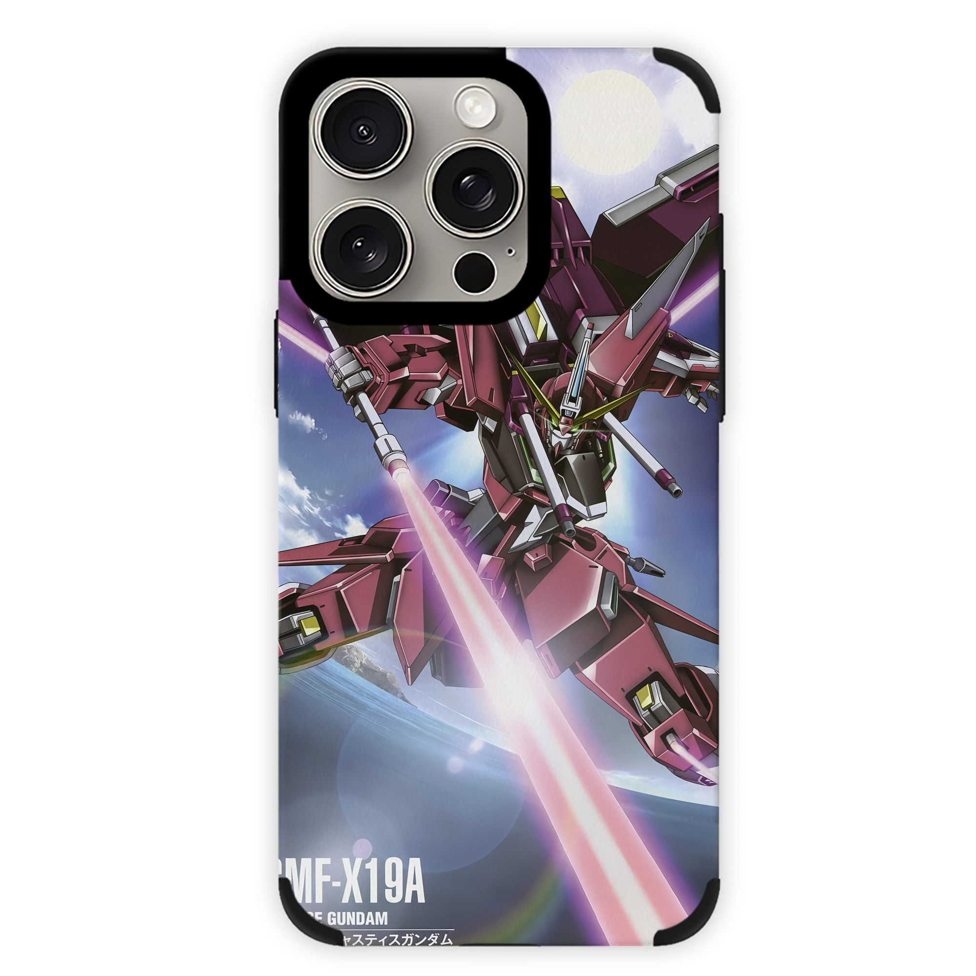 （画像用） 機動戦士ガンダム Mobile Suit Gundam 【iPhone15ProMax対応】 PUレザー スマホケース 耐衝撃＆黄変防止