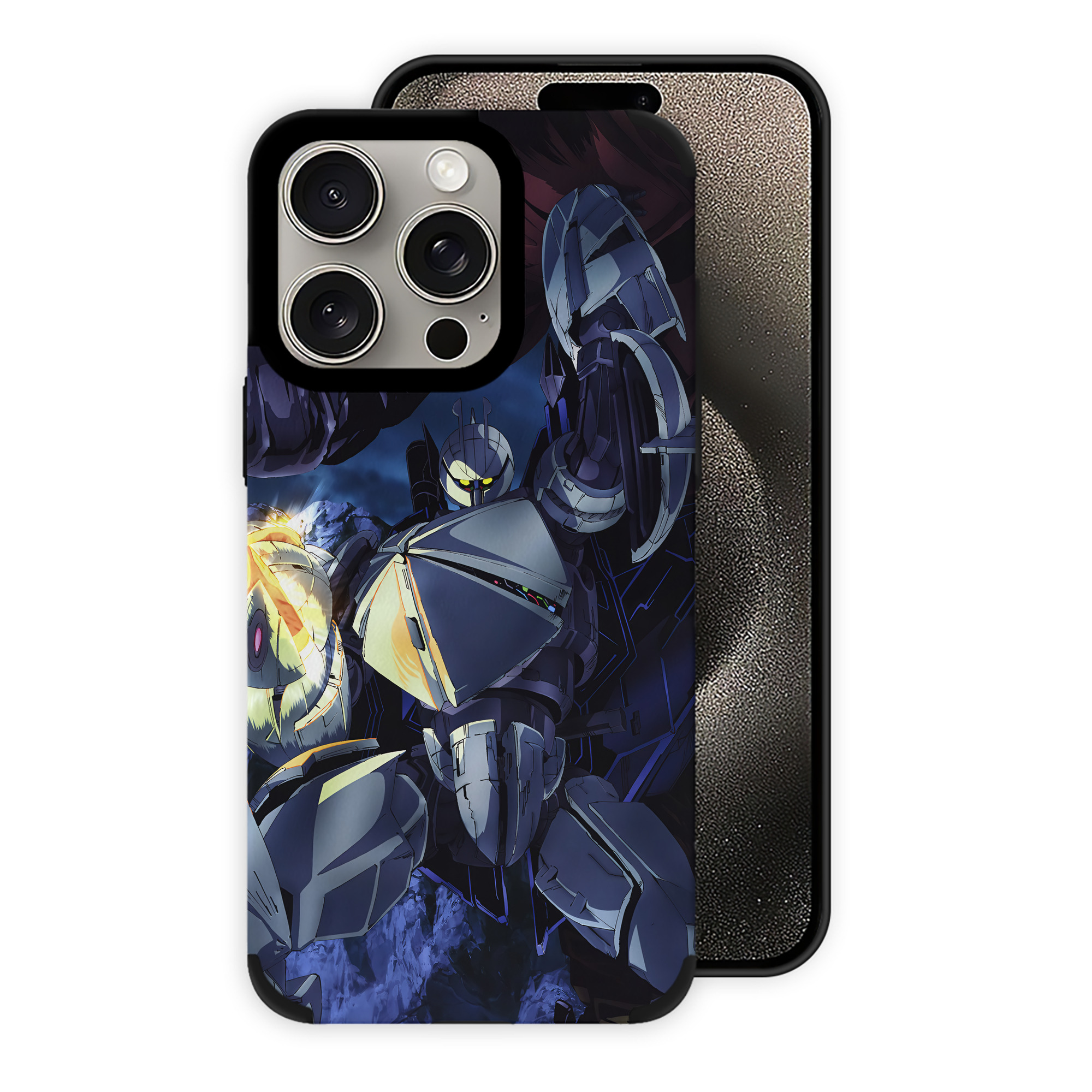 （画像用） 機動戦士ガンダム Mobile Suit Gundam 【iPhone15ProMax対応】 PUレザー スマホケース 耐衝撃＆黄変防止