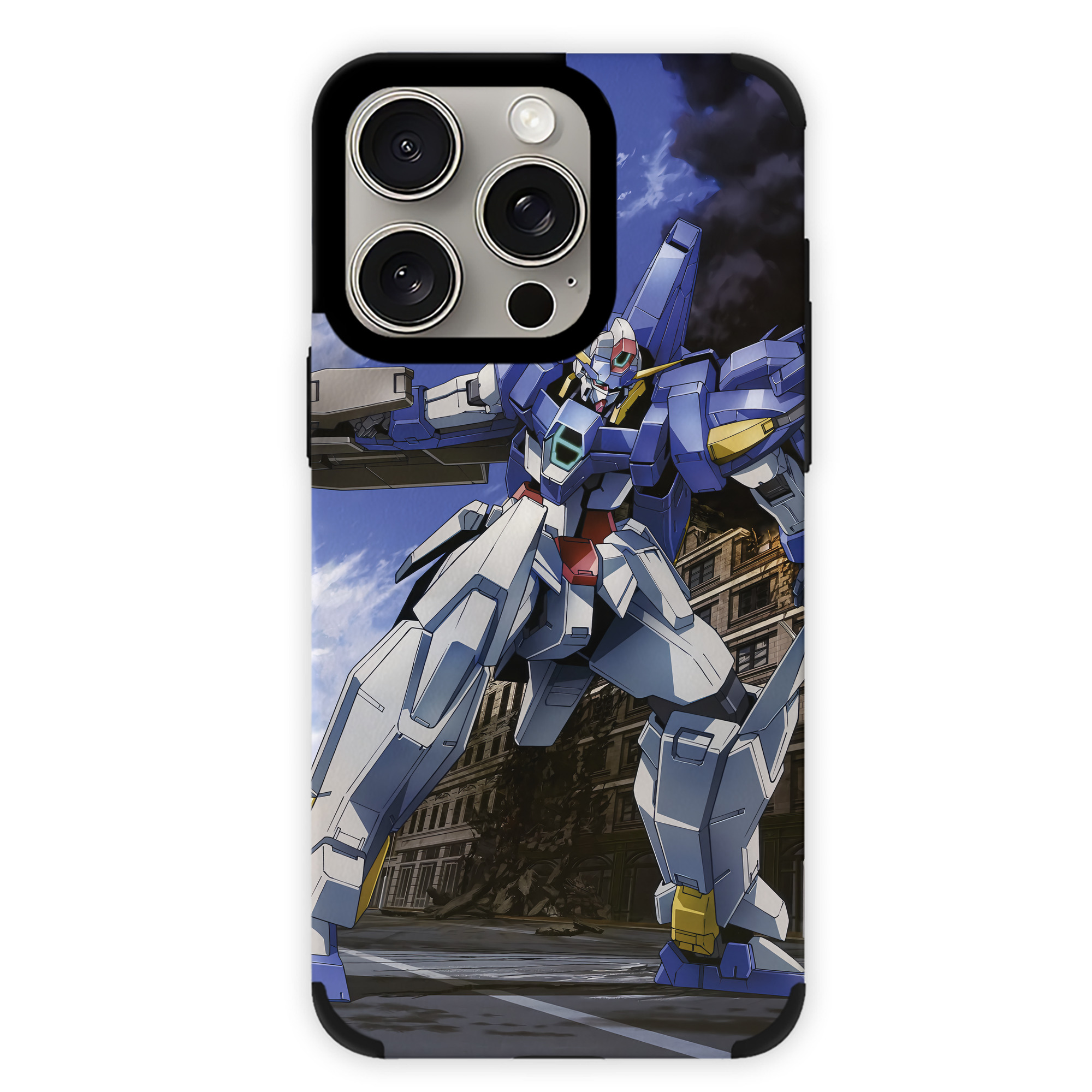 （画像用） 機動戦士ガンダム Mobile Suit Gundam 【iPhone15ProMax対応】 PUレザー スマホケース 耐衝撃＆黄変防止