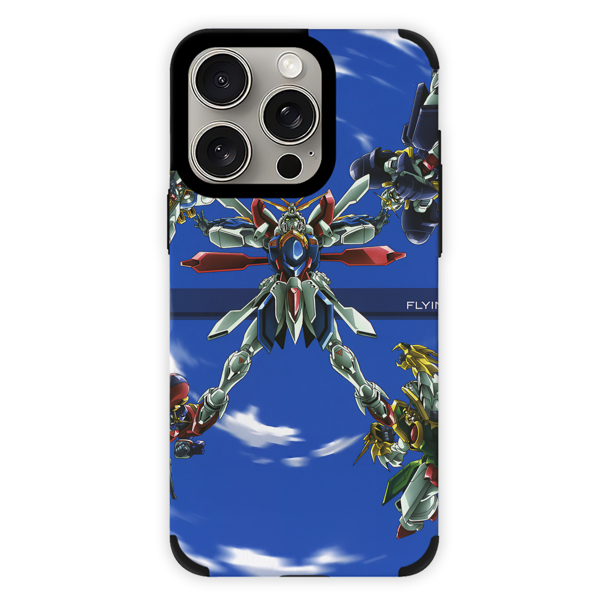 （画像用） 機動戦士ガンダム Mobile Suit Gundam 【iPhone15ProMax対応】 PUレザー スマホケース 耐衝撃＆黄変防止