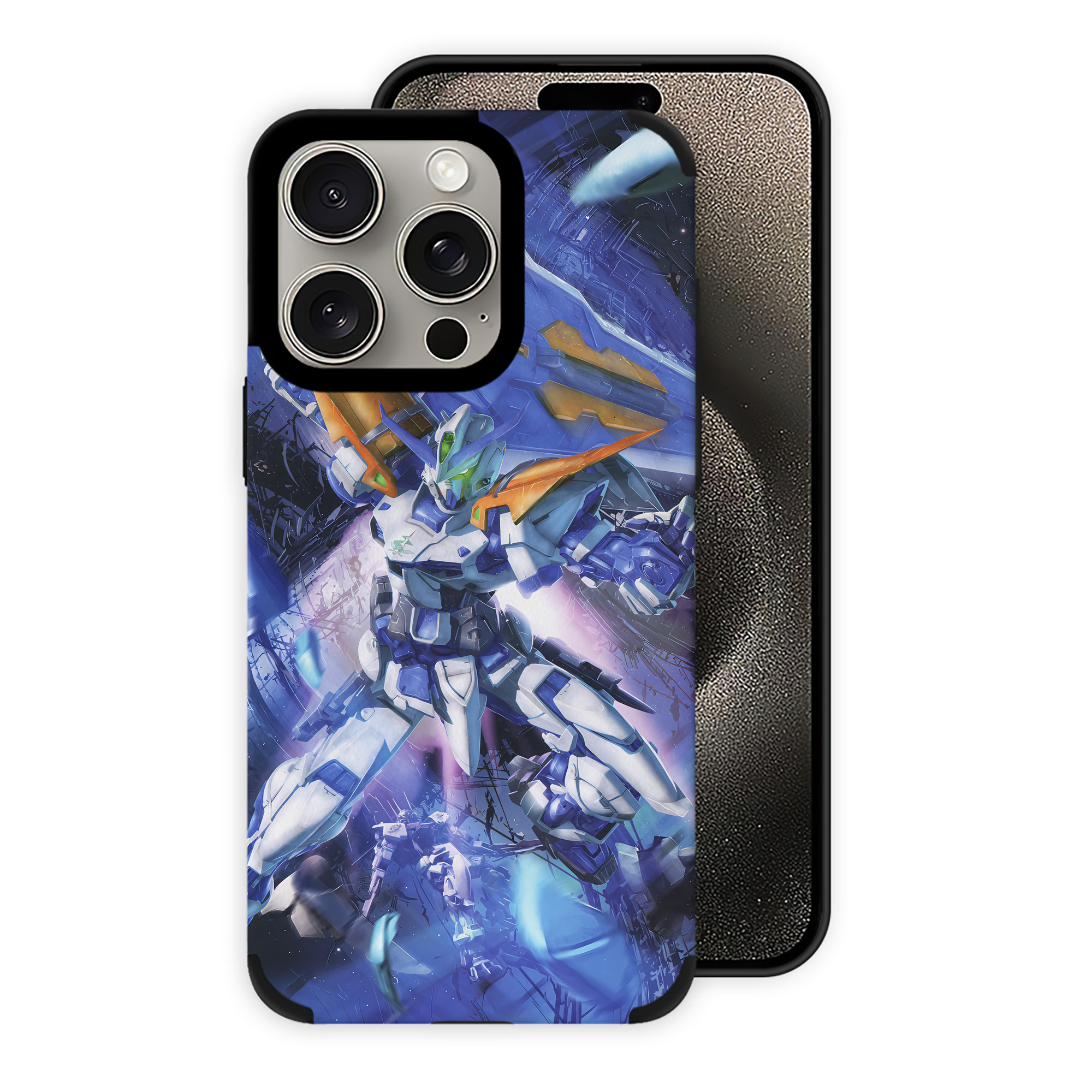 （画像用） 機動戦士ガンダム Mobile Suit Gundam 【iPhone15ProMax対応】 PUレザー スマホケース 耐衝撃＆黄変防止