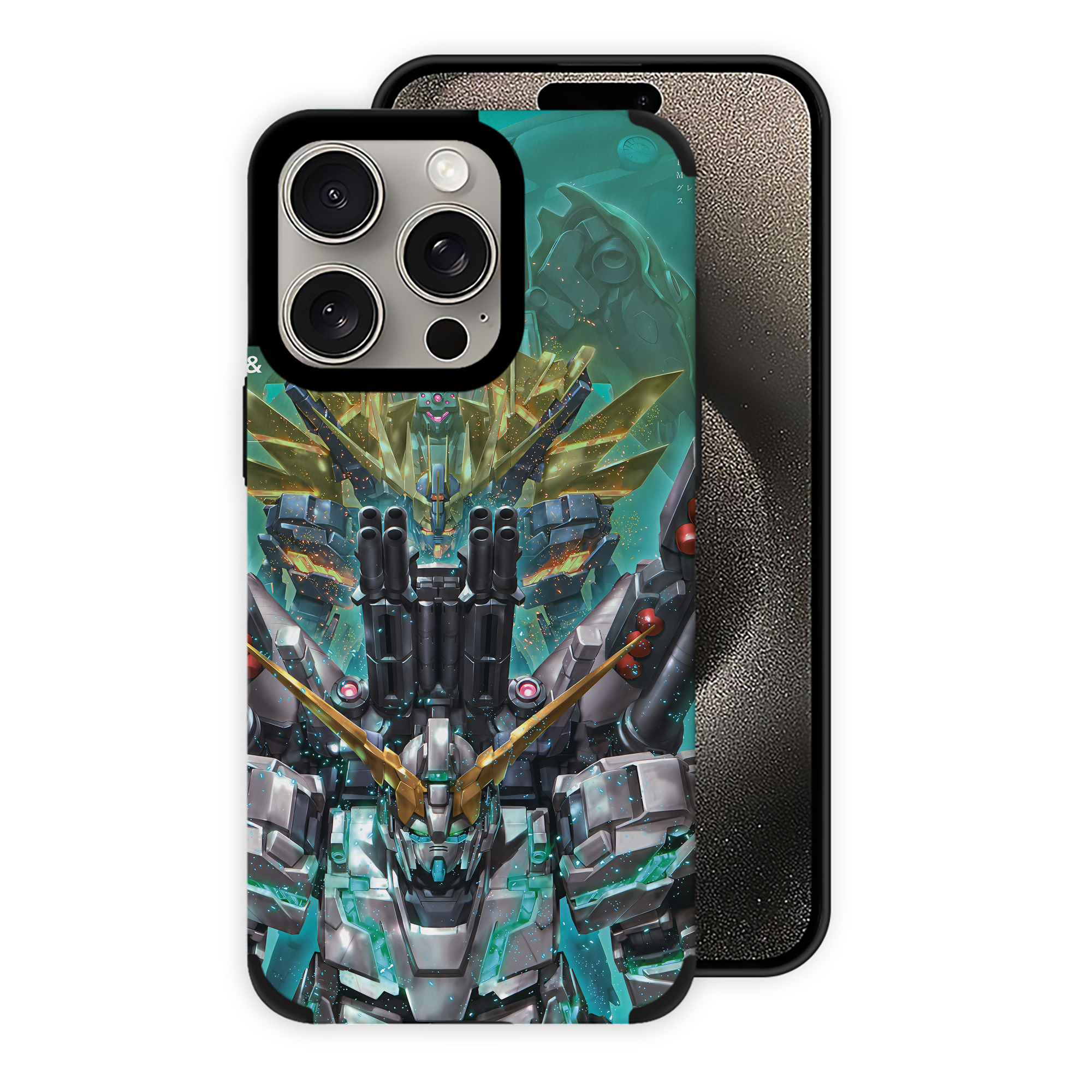 （画像用） 機動戦士ガンダム Mobile Suit Gundam 【iPhone15ProMax対応】 PUレザー スマホケース 耐衝撃＆黄変防止
