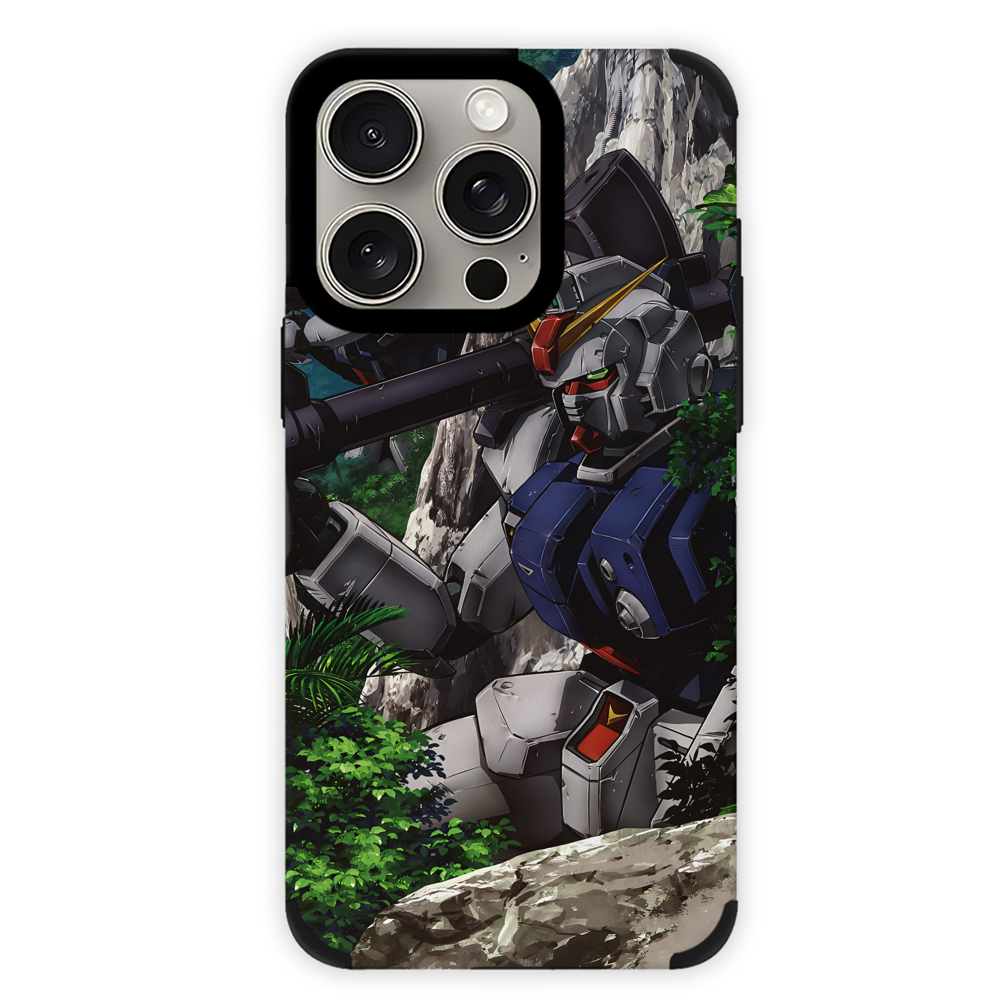 （画像用） 機動戦士ガンダム Mobile Suit Gundam 【iPhone15ProMax対応】 PUレザー スマホケース 耐衝撃＆黄変防止