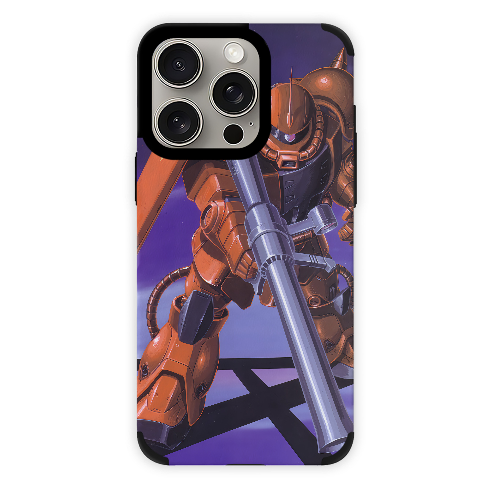 （画像用） 機動戦士ガンダム Mobile Suit Gundam 【iPhone15ProMax対応】 PUレザー スマホケース 耐衝撃＆黄変防止