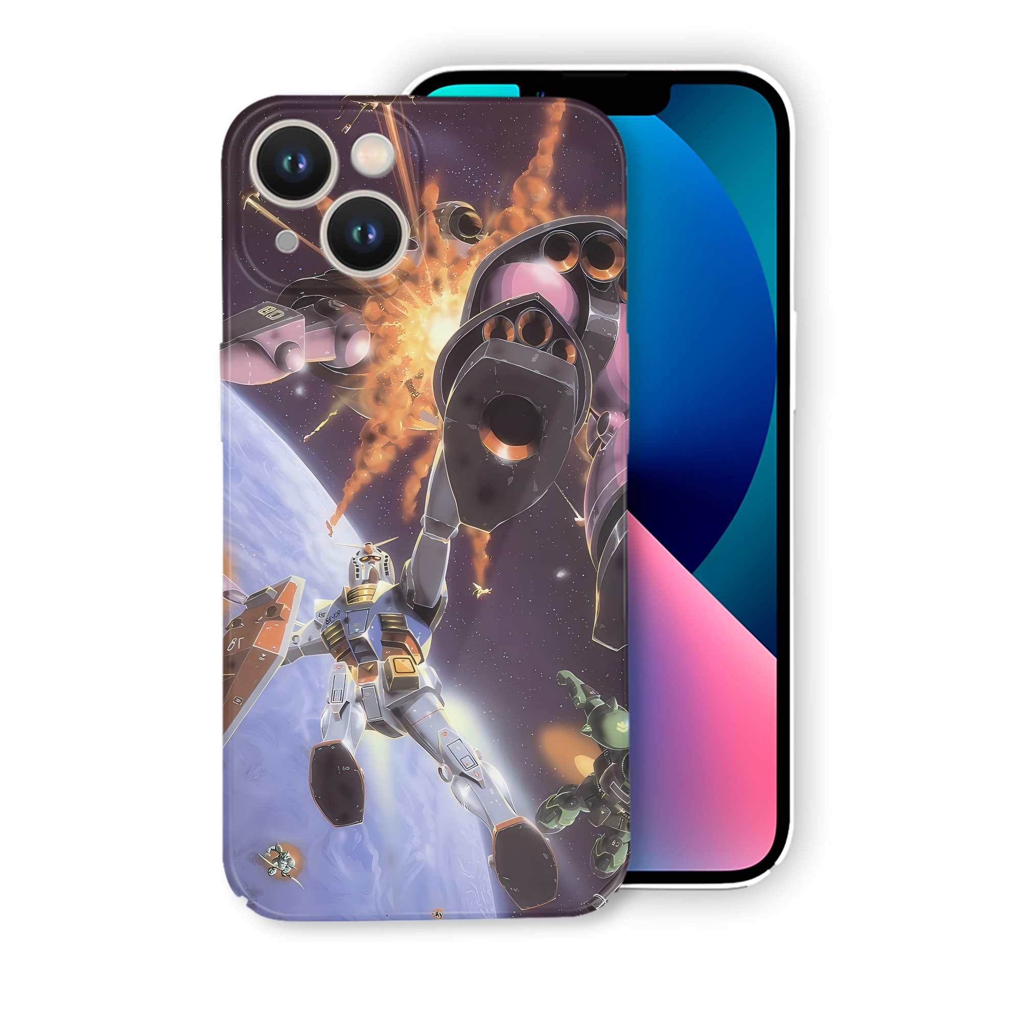 （画像用） 機動戦士ガンダム Mobile Suit Gundam 【iPhone 14シリーズ対応】ハードケース