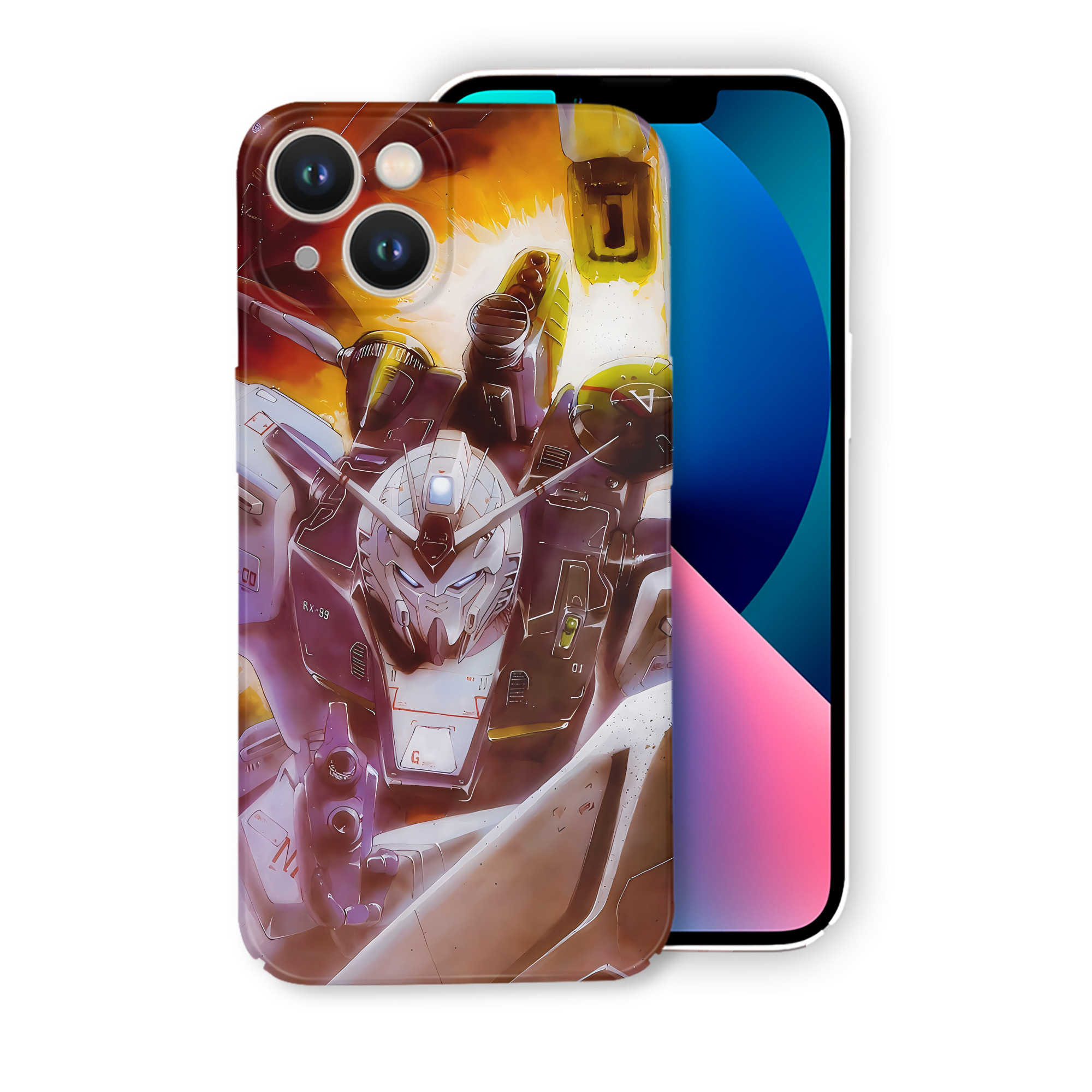 （画像用） 機動戦士ガンダム Mobile Suit Gundam 【iPhone 14シリーズ対応】ハードケース