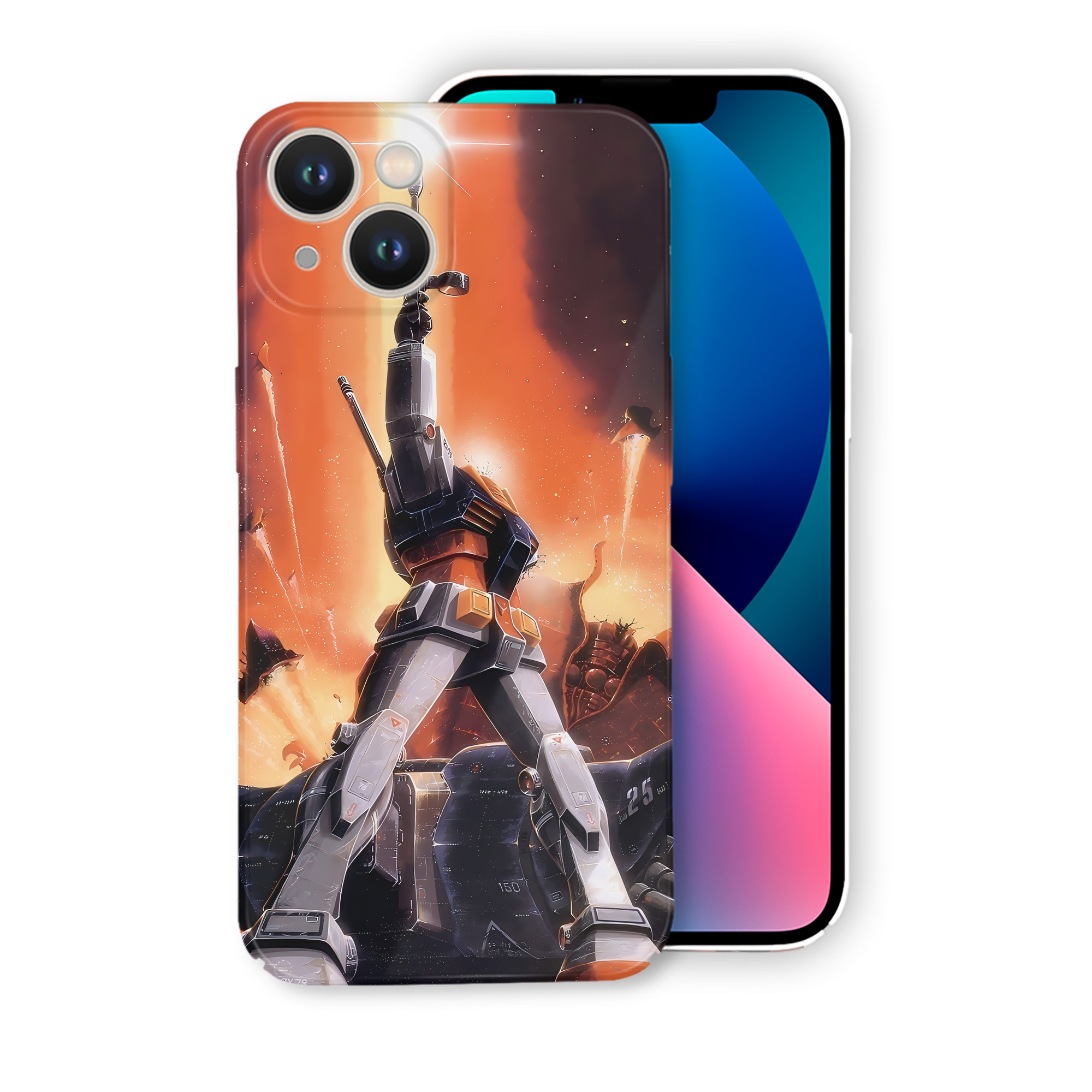 （画像用） 機動戦士ガンダム Mobile Suit Gundam 【iPhone 14シリーズ対応】ハードケース