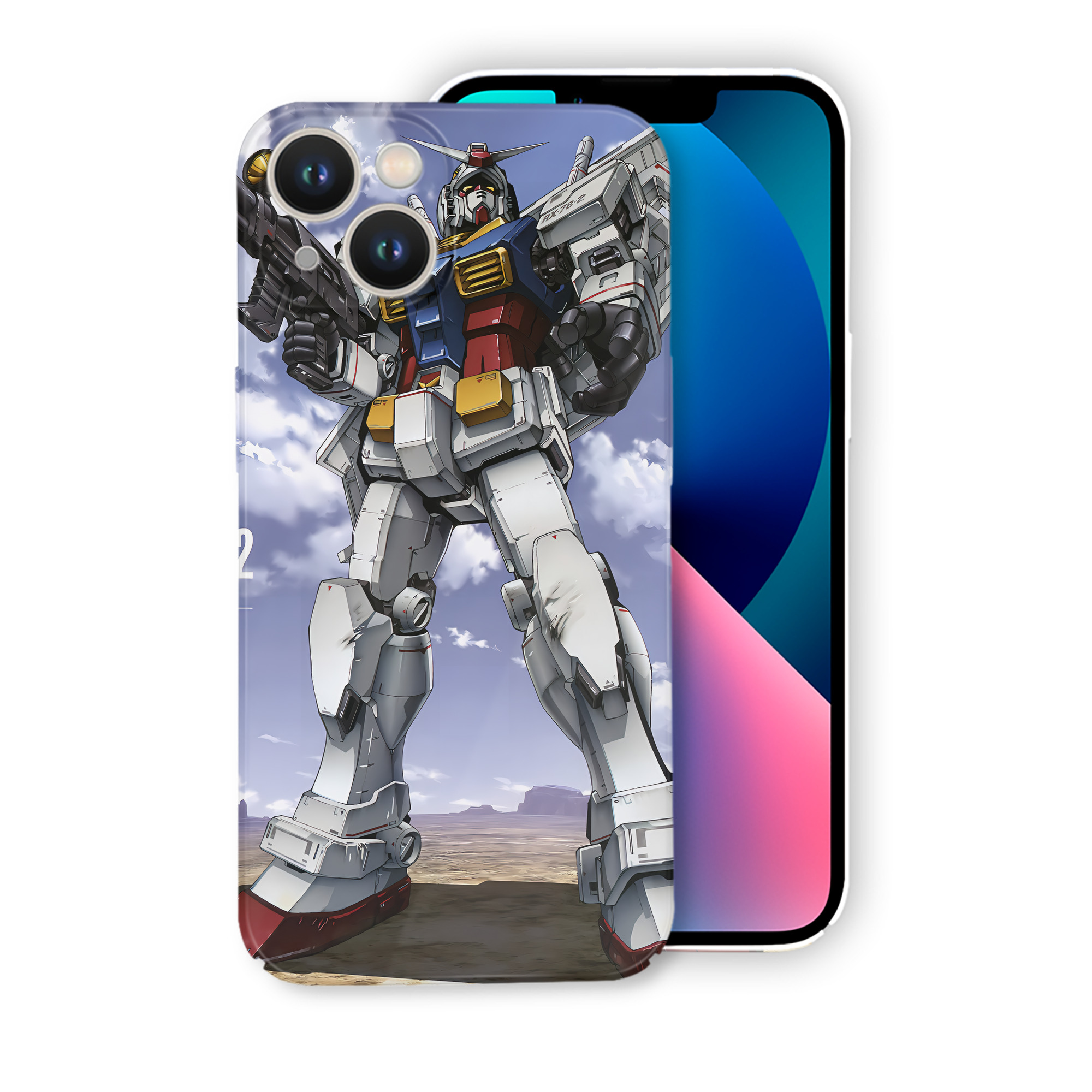 （画像用） 機動戦士ガンダム Mobile Suit Gundam 【iPhone 14シリーズ対応】ハードケース