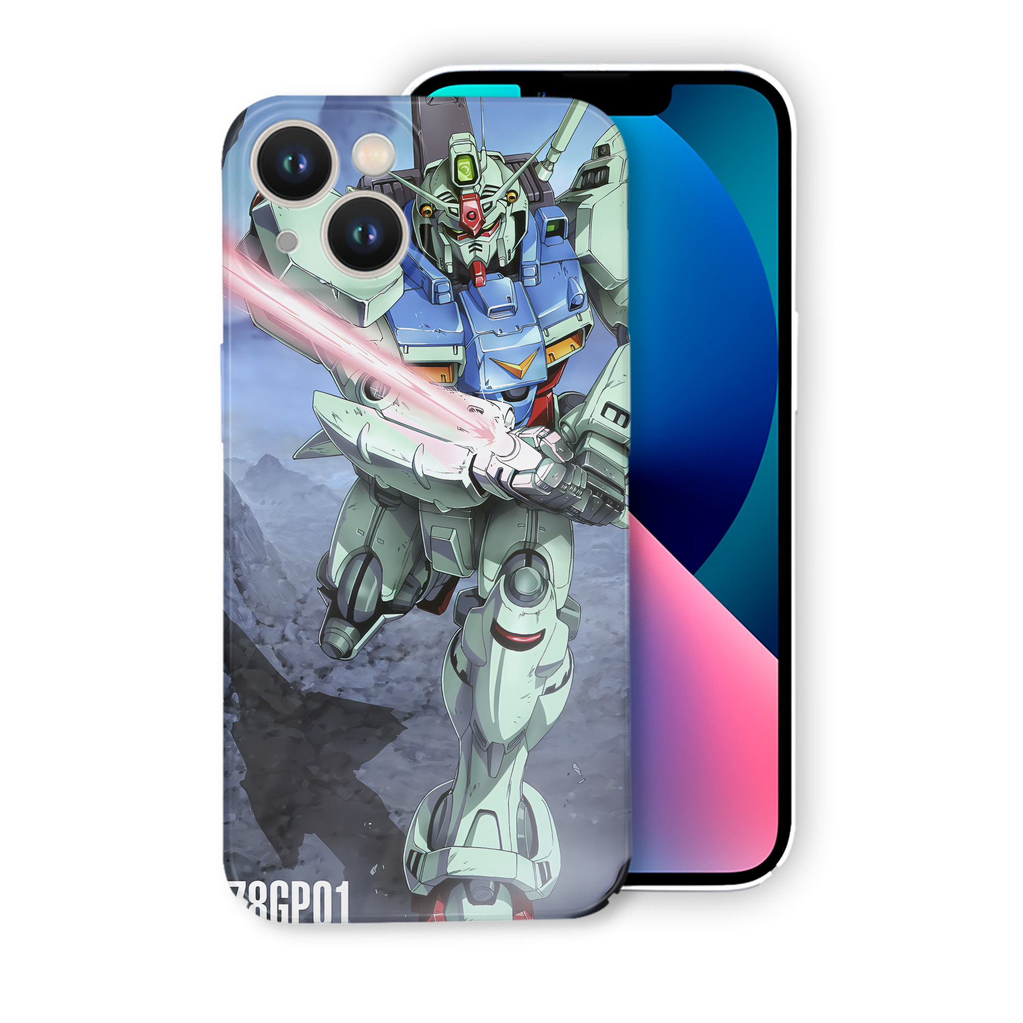 （画像用） 機動戦士ガンダム Mobile Suit Gundam 【iPhone 14シリーズ対応】ハードケース