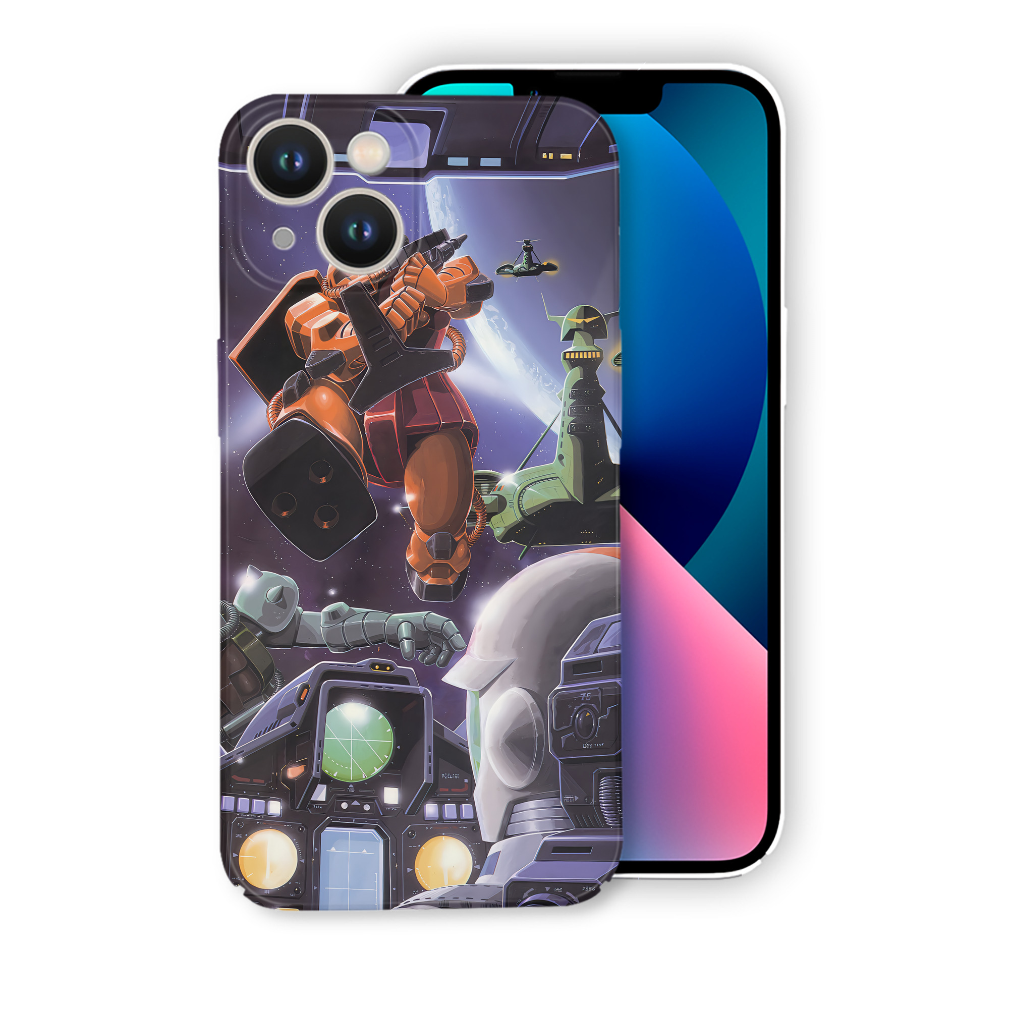（画像用） 機動戦士ガンダム Mobile Suit Gundam 【iPhone 14シリーズ対応】ハードケース