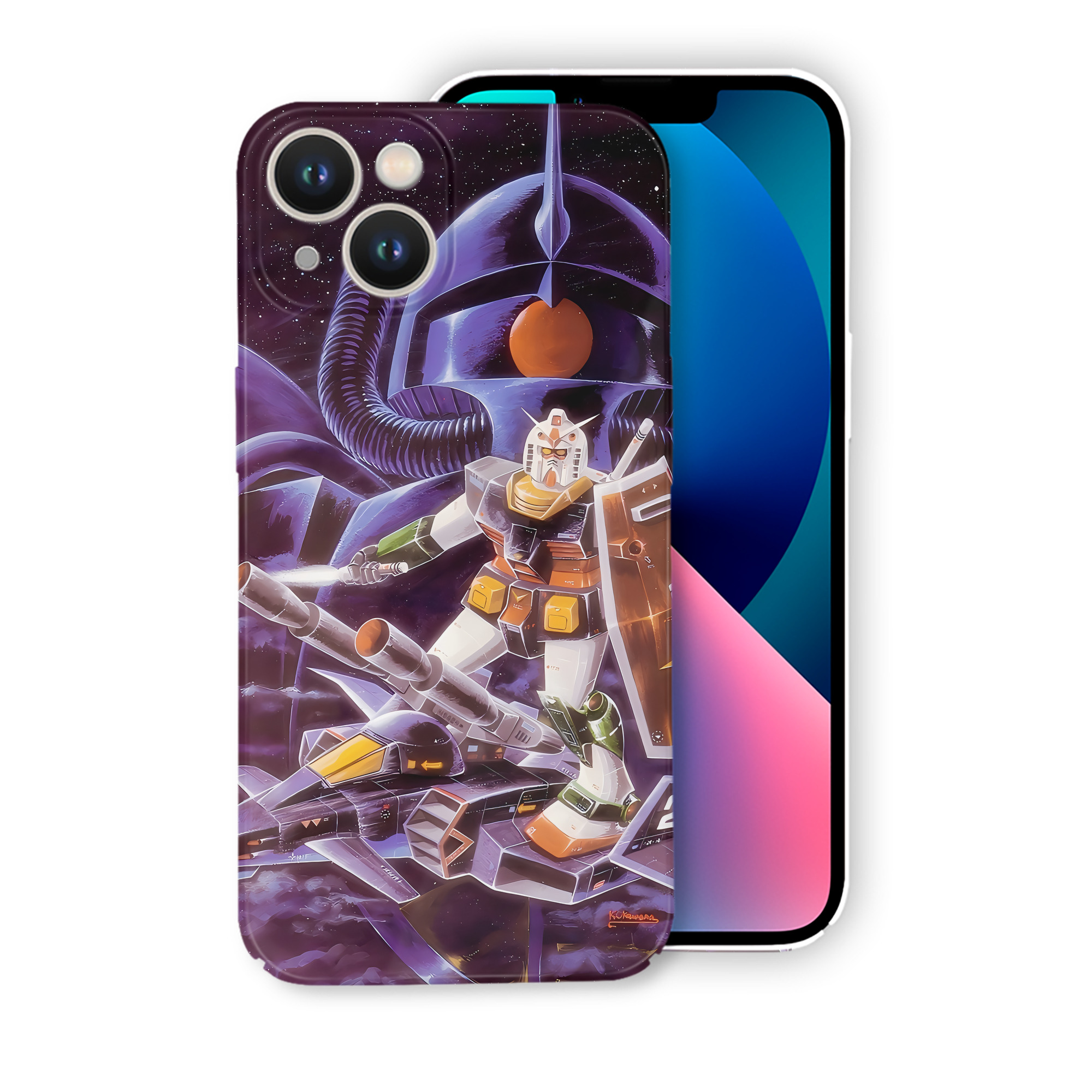 （画像用） 機動戦士ガンダム Mobile Suit Gundam 【iPhone 14シリーズ対応】ハードケース