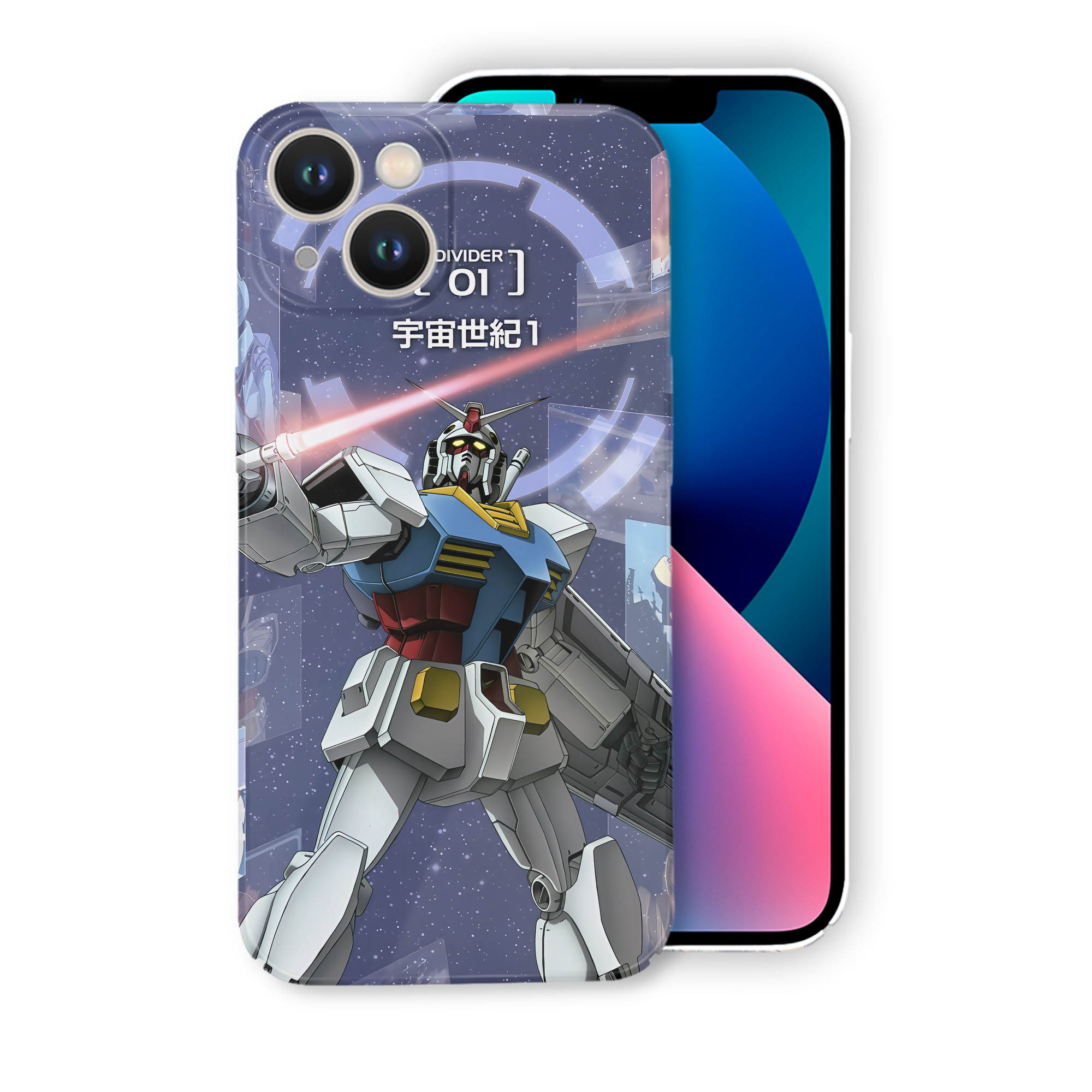 （画像用） 機動戦士ガンダム Mobile Suit Gundam 【iPhone 14シリーズ対応】ハードケース