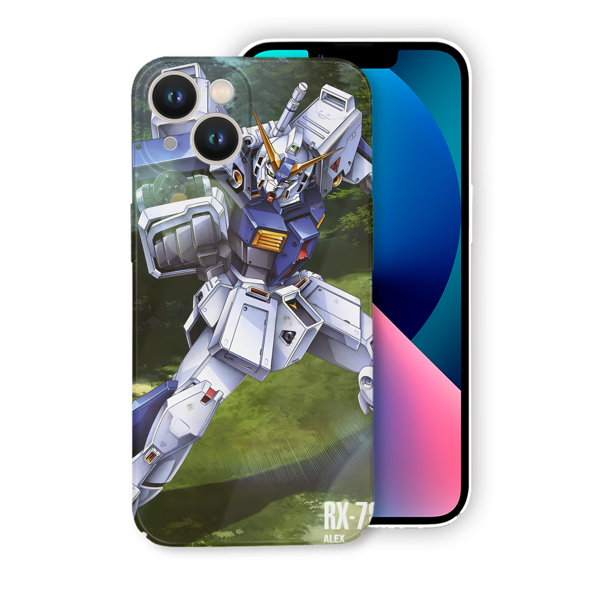 （画像用） 機動戦士ガンダム Mobile Suit Gundam 【iPhone 14シリーズ対応】ハードケース